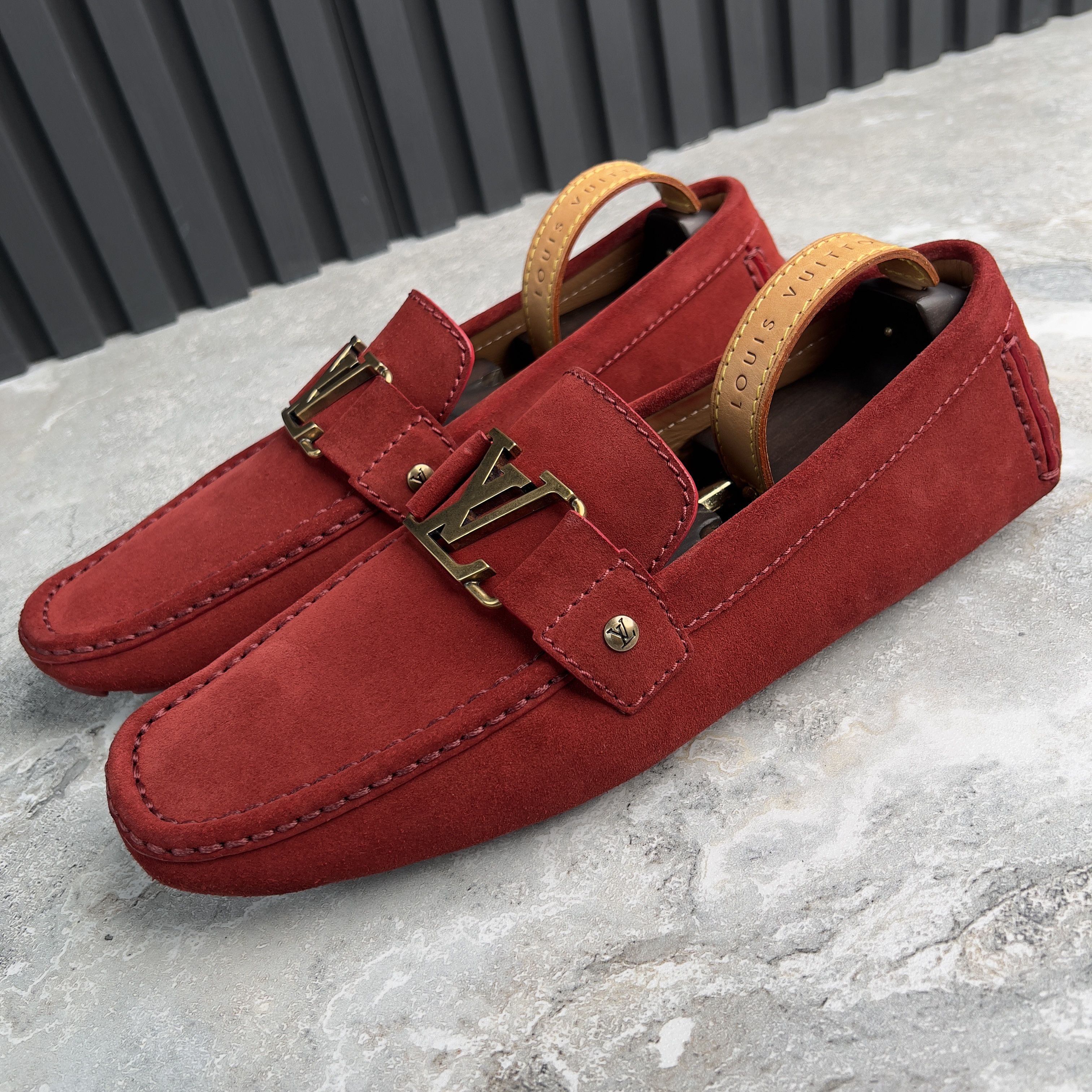 Louis Vuitton Monte Carlo Driving Moccasins Suede