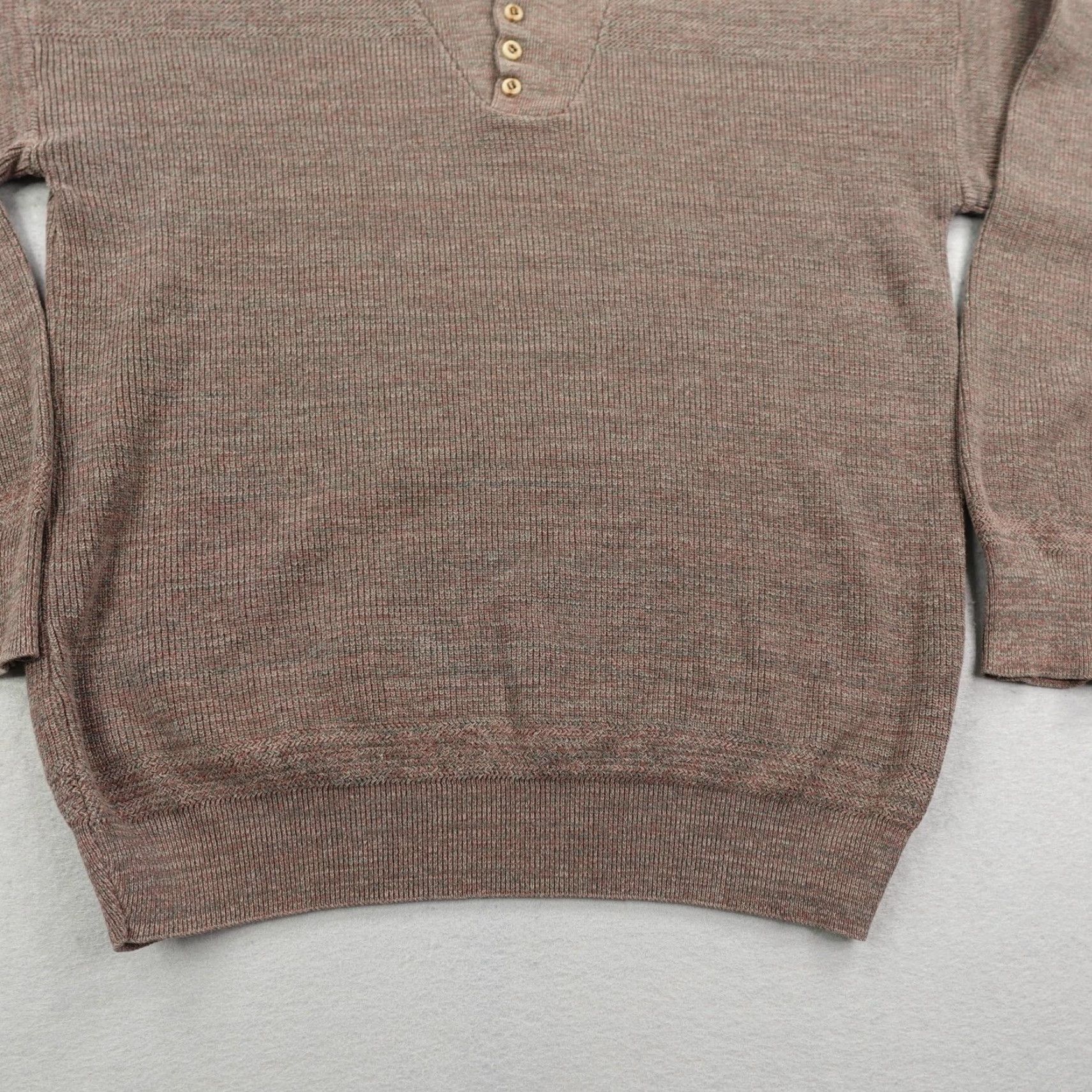 Vintage VINTAGE Cabela's Sweater Mens XL Brown Henley Ragg Pullover Knit Outdoors 90s Size US M / EU 48-50 / 2 - 3 Thumbnail