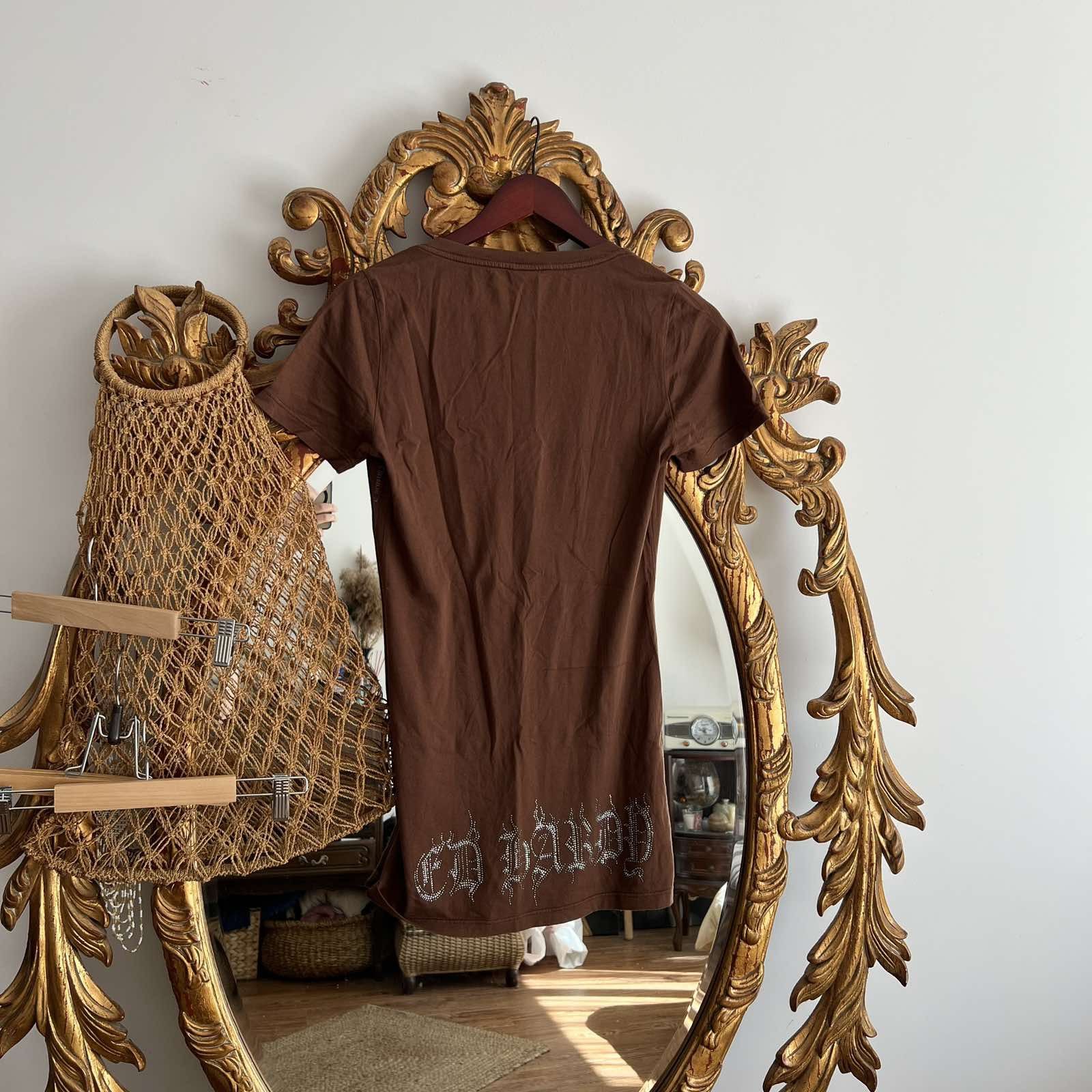 Christian Audigier × Ed Hardy VINTAGE ED HARDY 2000s MINI DRESS Sz L Size L / US 10 / IT 46 - 3 Thumbnail