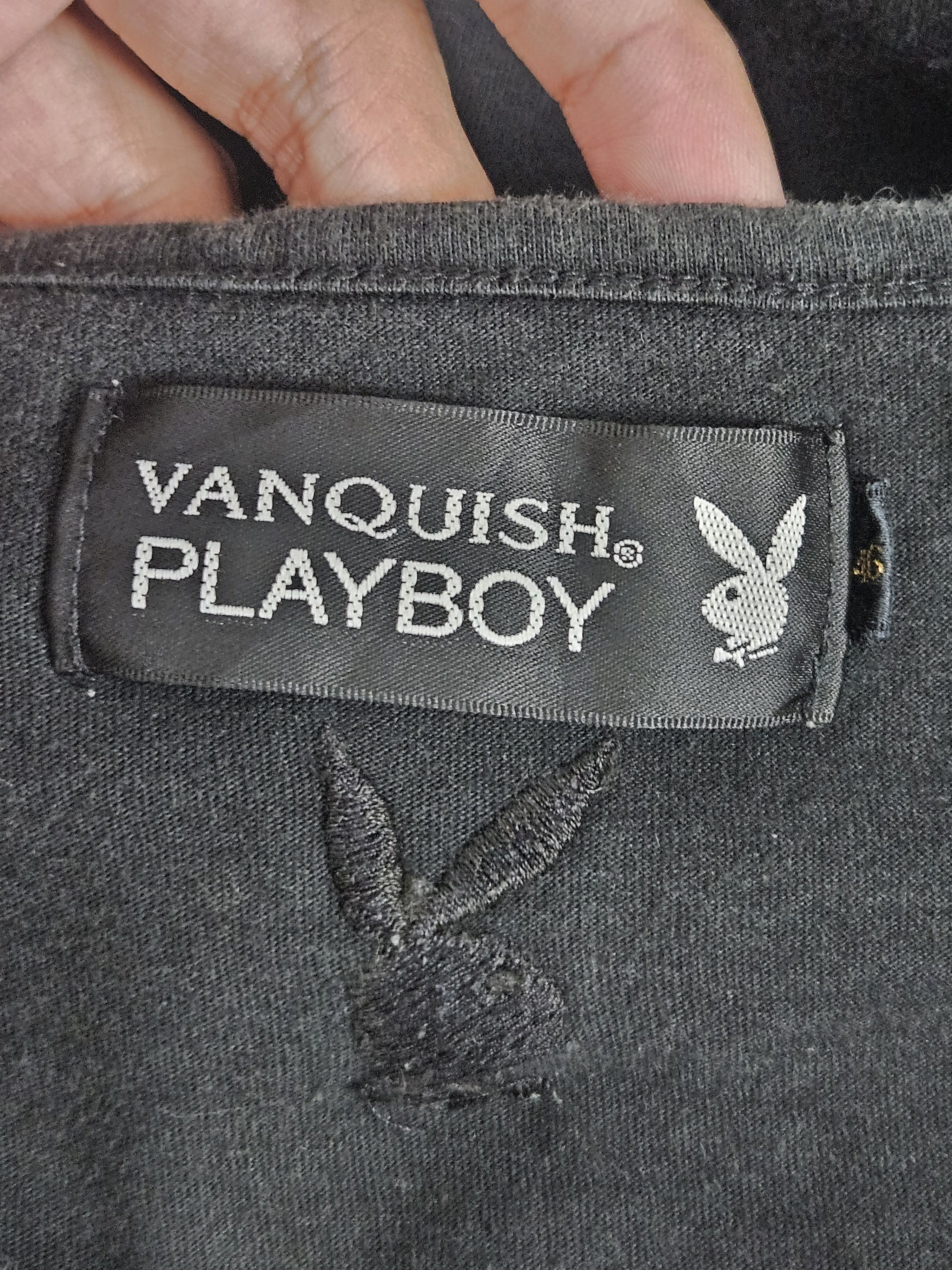 Japanese Brand Vanquish Playboy tee shirt Size US S / EU 44-46 / 1 - 4 Thumbnail