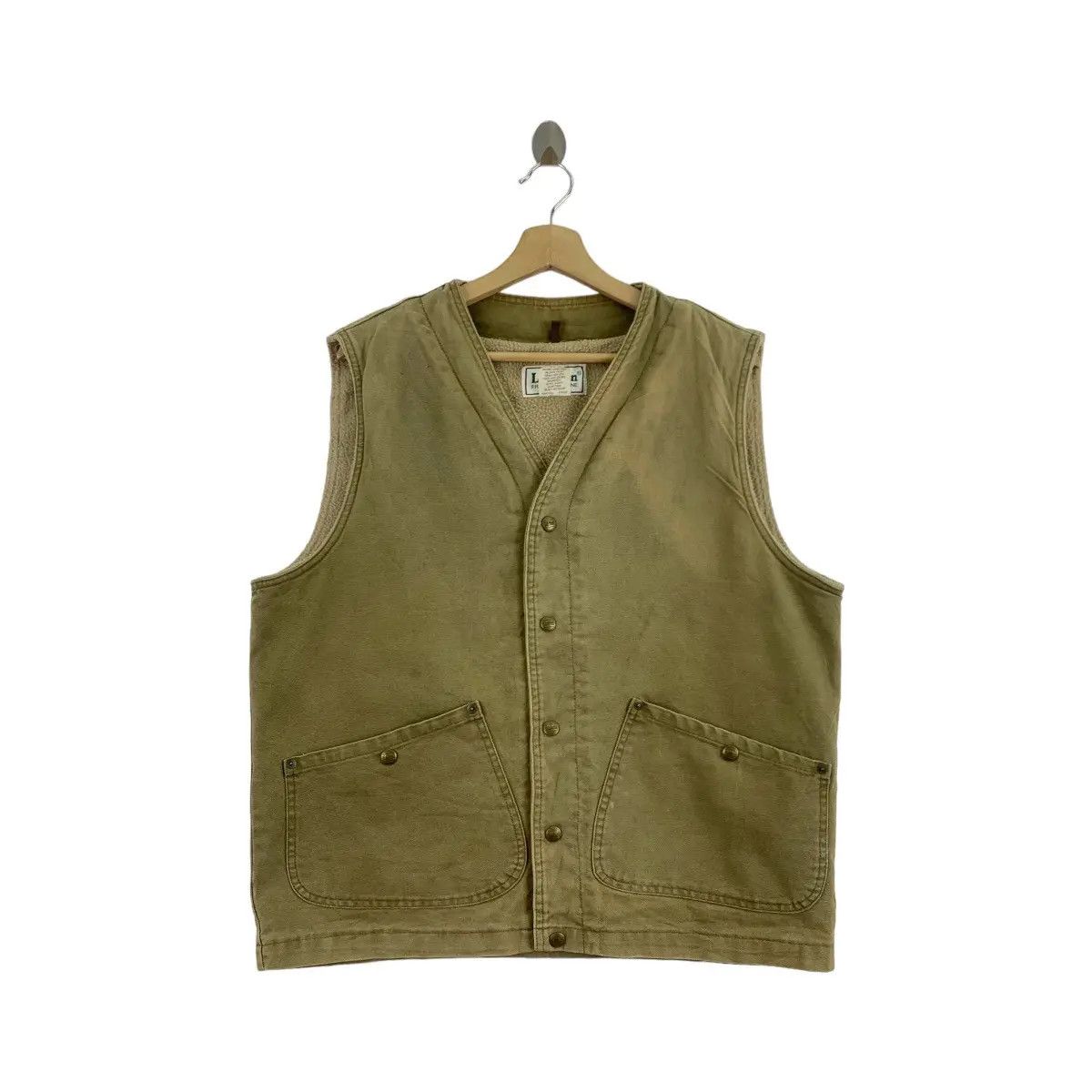 L.L. Bean Vintage 90’ L.L. BEAN USA OUTDOOR Western Chore Vest Warm Size US M / EU 48-50 / 2 - 1 Thumbnail