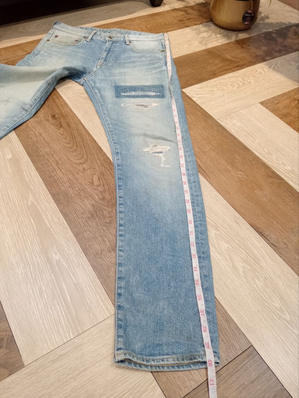 Japan Blue JAPAN BLUE LOT JB2301 LA BREA LIGHT BLUE DENIM JEANS Size US 29 - 20 Thumbnail