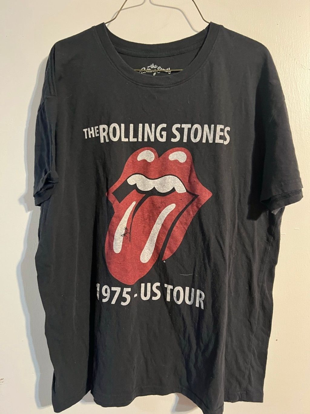 The Rolling Stones Men's The Rolling Stones Black 1975 US Tour mTee XXL Size US XXL / EU 58 / 5 - 1 Thumbnail