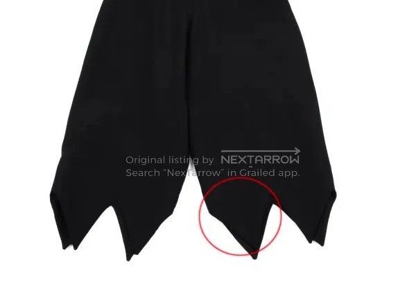 Comme des Garcons Comme Des Garcons size M Black vintage serrated trousers Size 23" - 5 Thumbnail