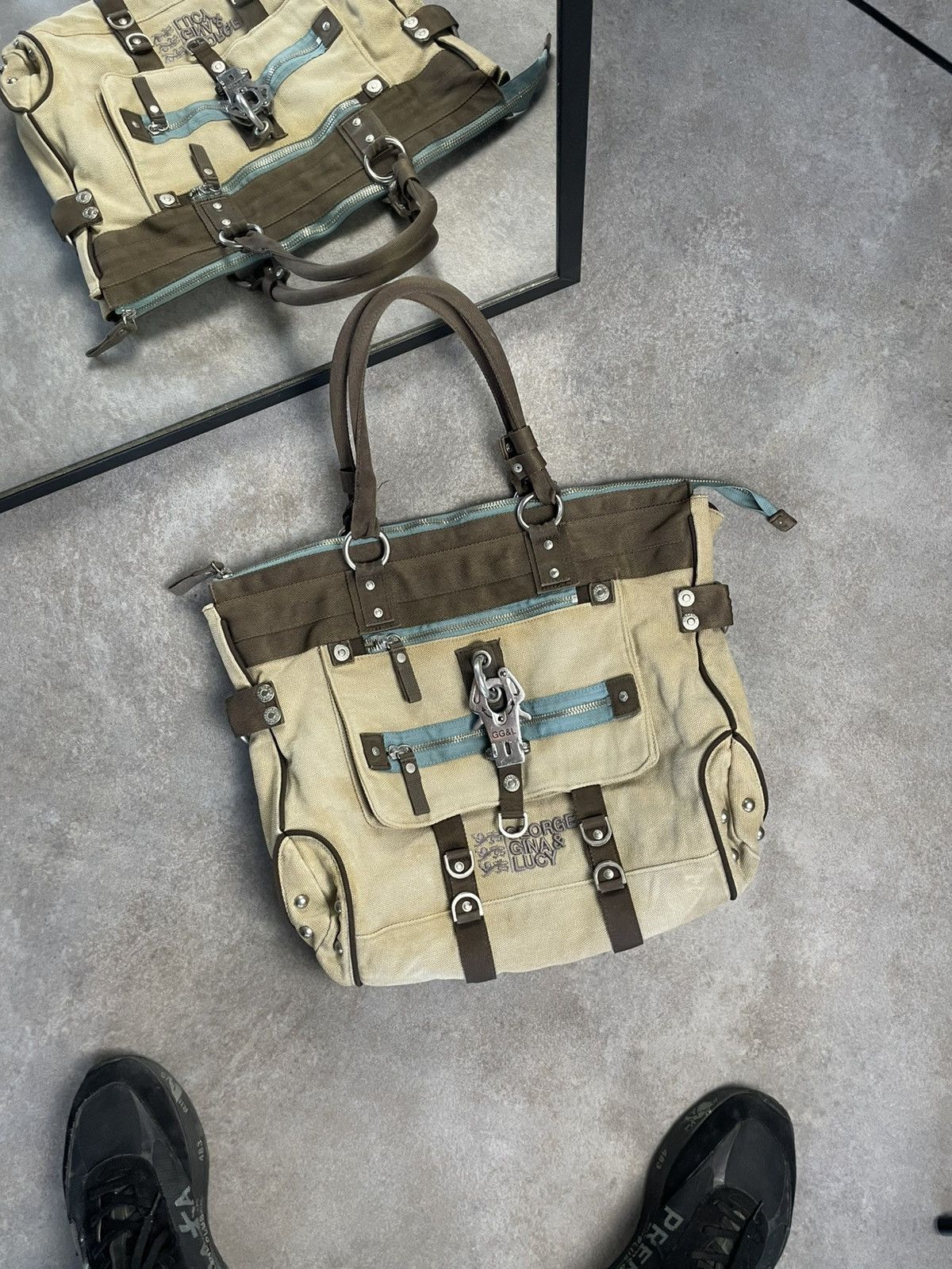 極希少✨GEORGE GINA&LUCY y2k ギミック 2way バッグ Japanese Brand 
