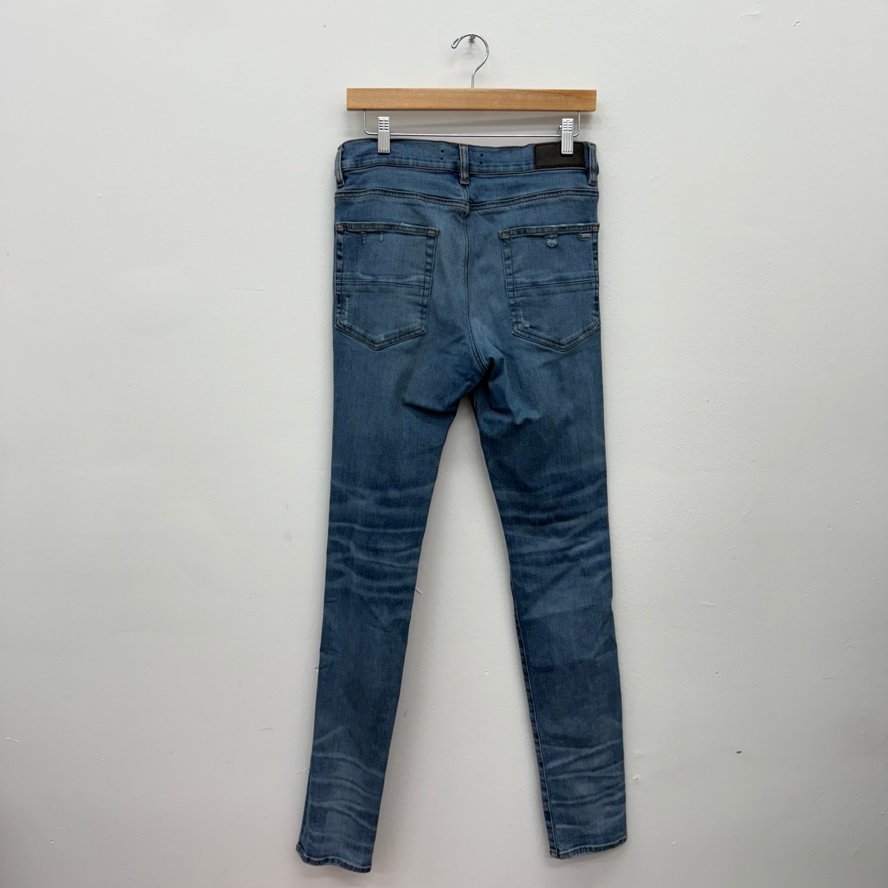 Amiri Amiri MX Blue Denim Jeans - Size 34 Size US 34 / EU 50 - 2 Thumbnail