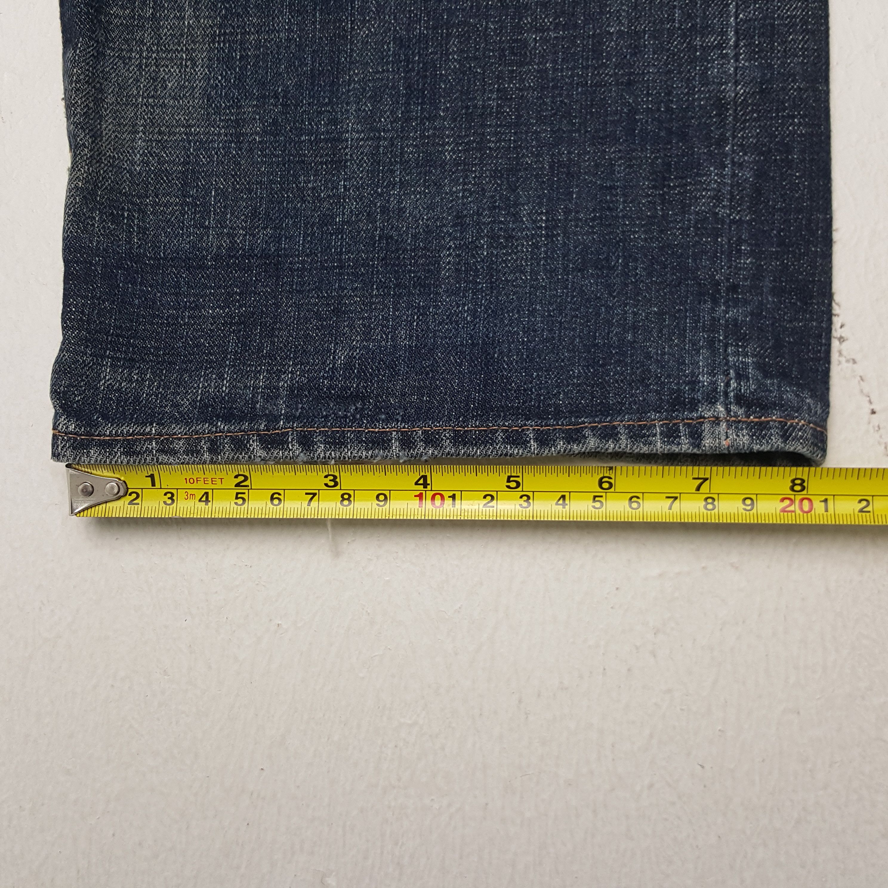 Evisu × Japanese Brand × Vintage Vintage Evisu Japanese Brand Daicock Custom Denim Jeans Size US 30 / EU 46 - 13 Thumbnail