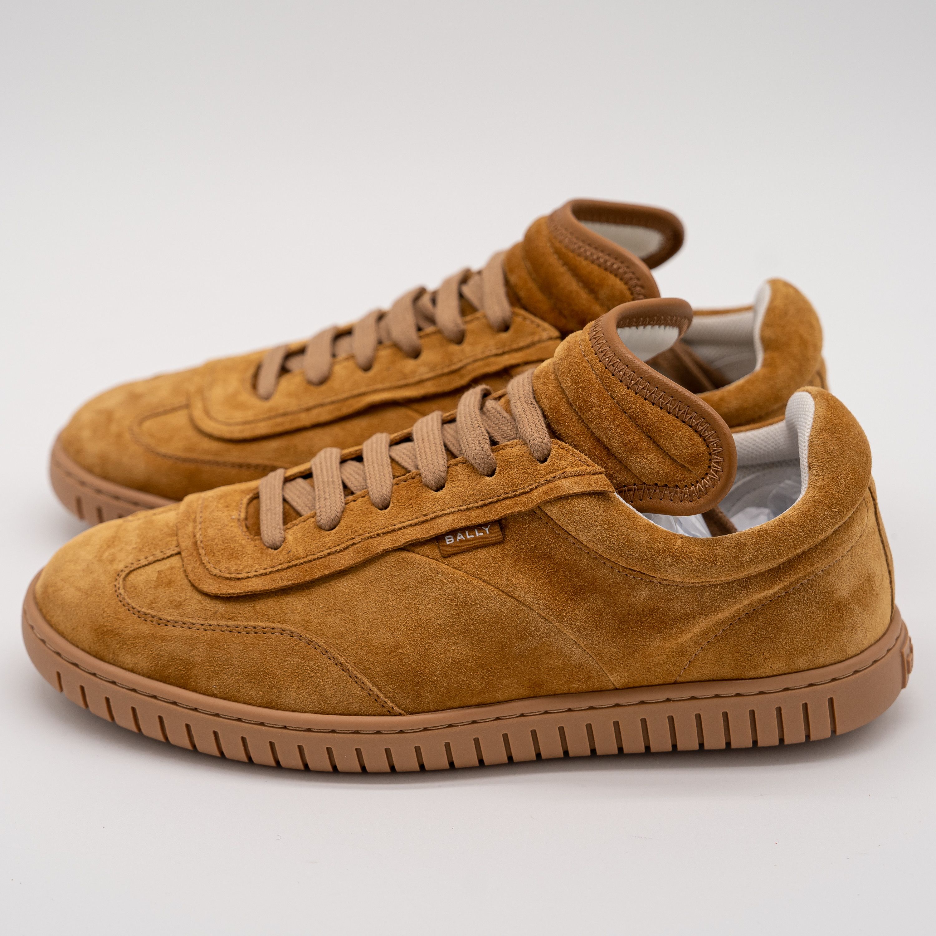 Bally 7.5 Bally Parrel Desert Brown Tan Suede Sneakers Size US 7.5 / EU 40-41 - 4 Thumbnail