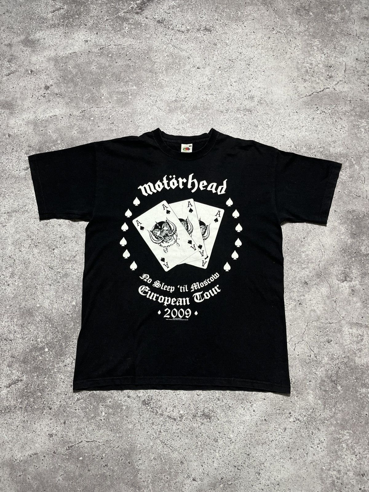 Band Tees Vintage 2009 MOTORHEAD Band European Tour Tshirt Size US M / EU 48-50 / 2 - 1 Thumbnail