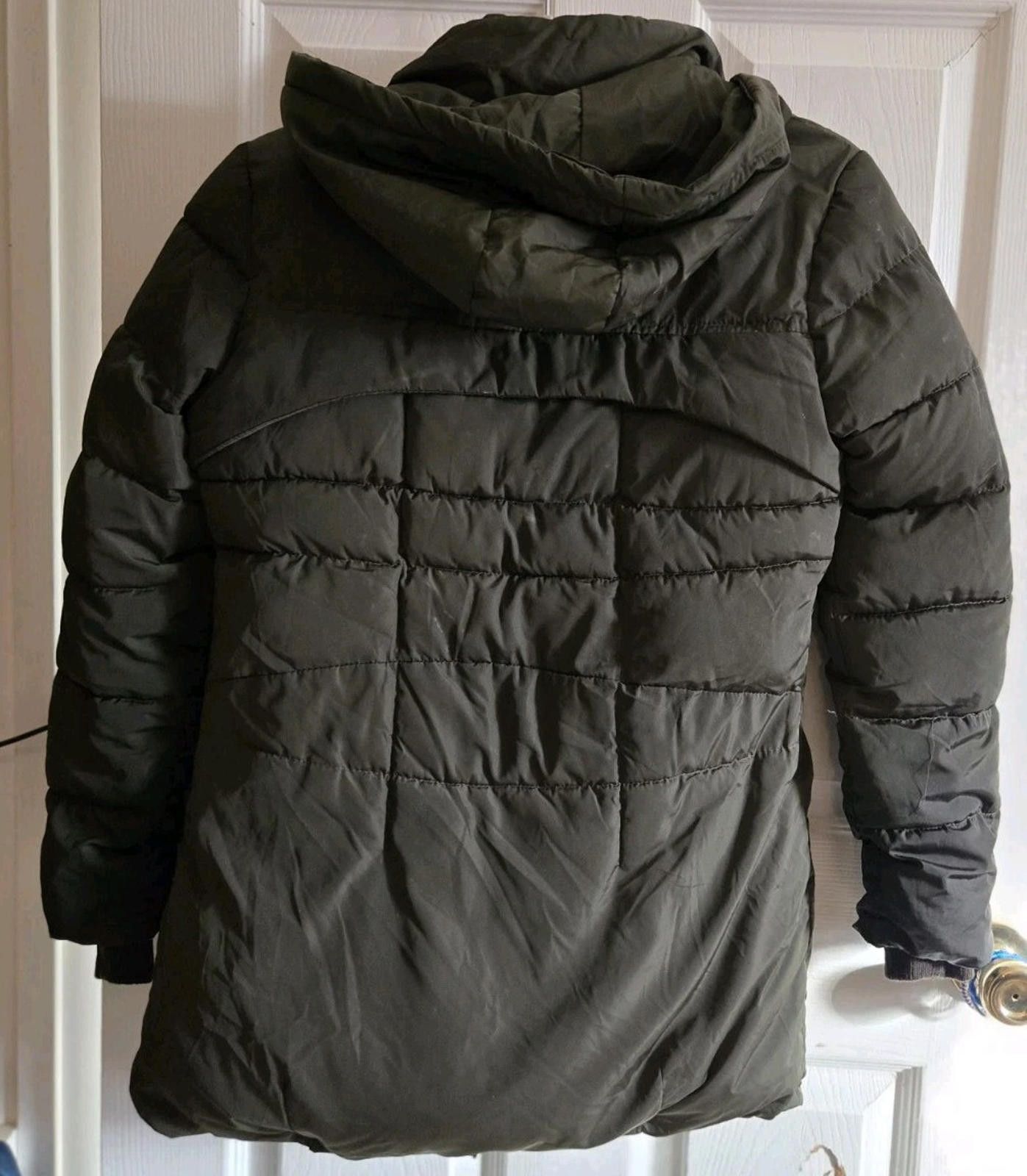 Other XSY Puffer Jacket Winter Coat Juniors L LG Olive Green Hood Size L / US 10 / IT 46 - 4 Thumbnail