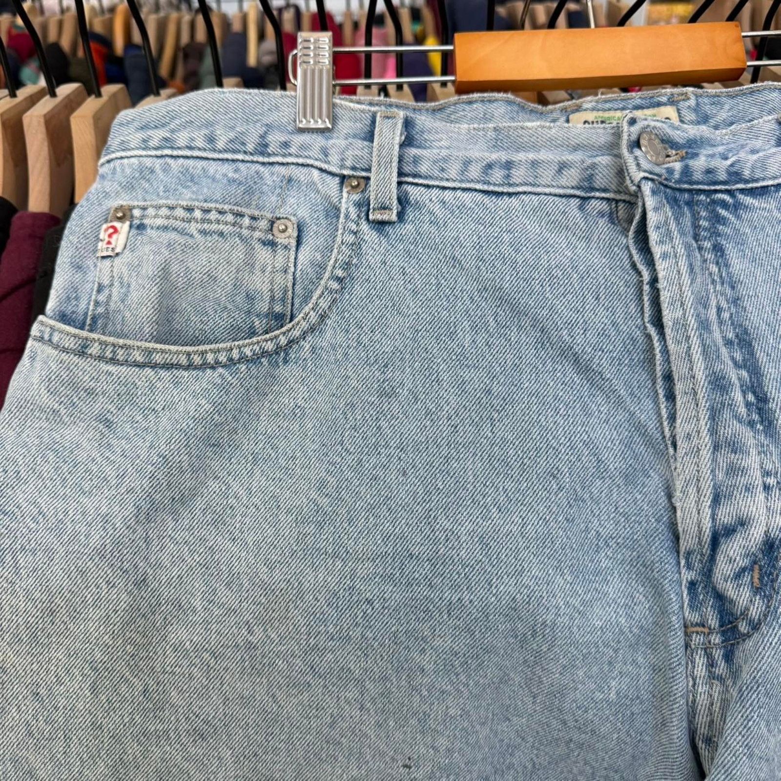 Guess Vintage Guess Baggy And Faded Light Denim Jeans Size US 38 / EU 54 - 4 Thumbnail