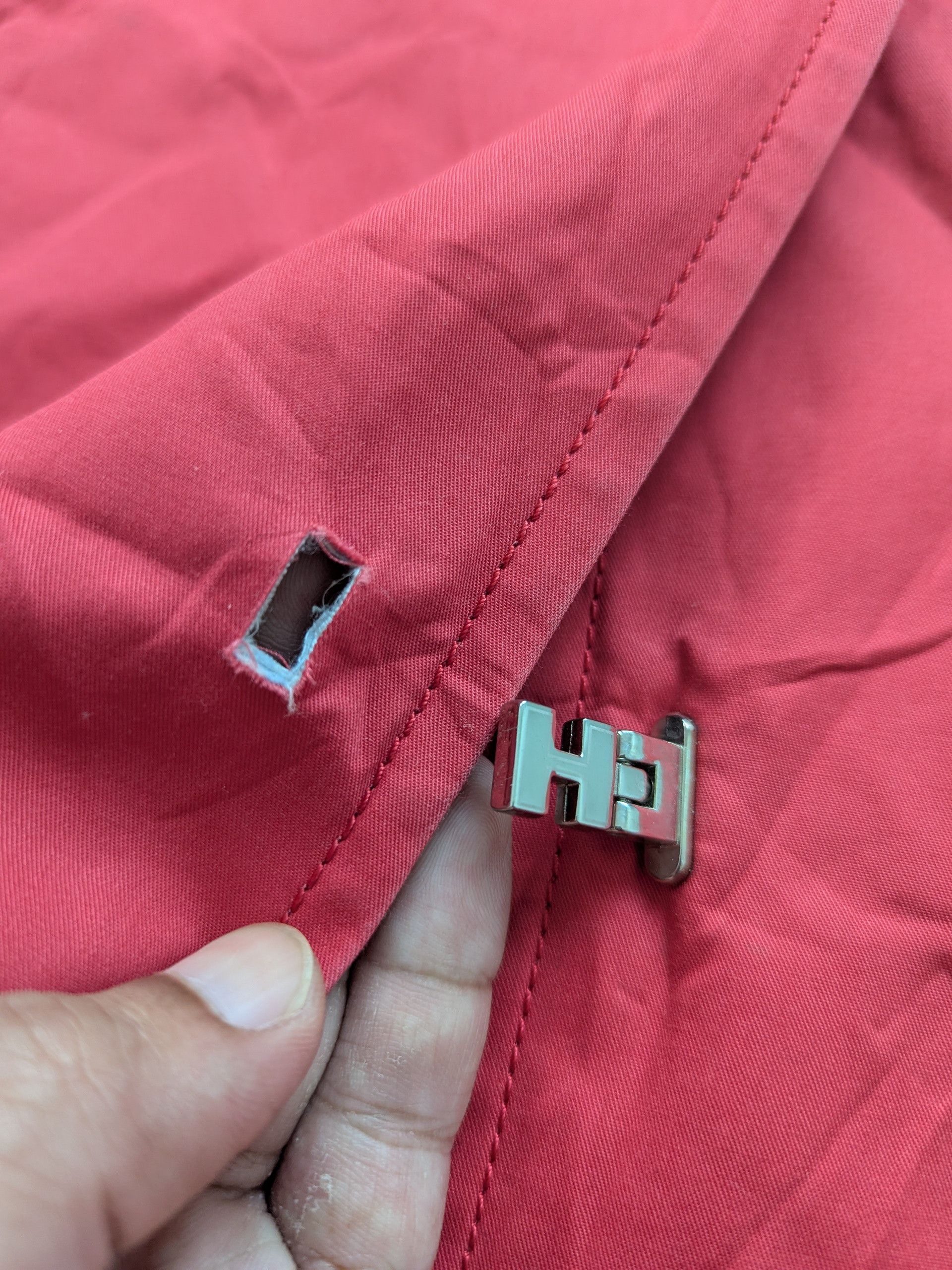 Tommy Hilfiger × Vintage Tommy Hilfiger Trench Coat Red Women Size S / US 4 / IT 40 - 6 Thumbnail