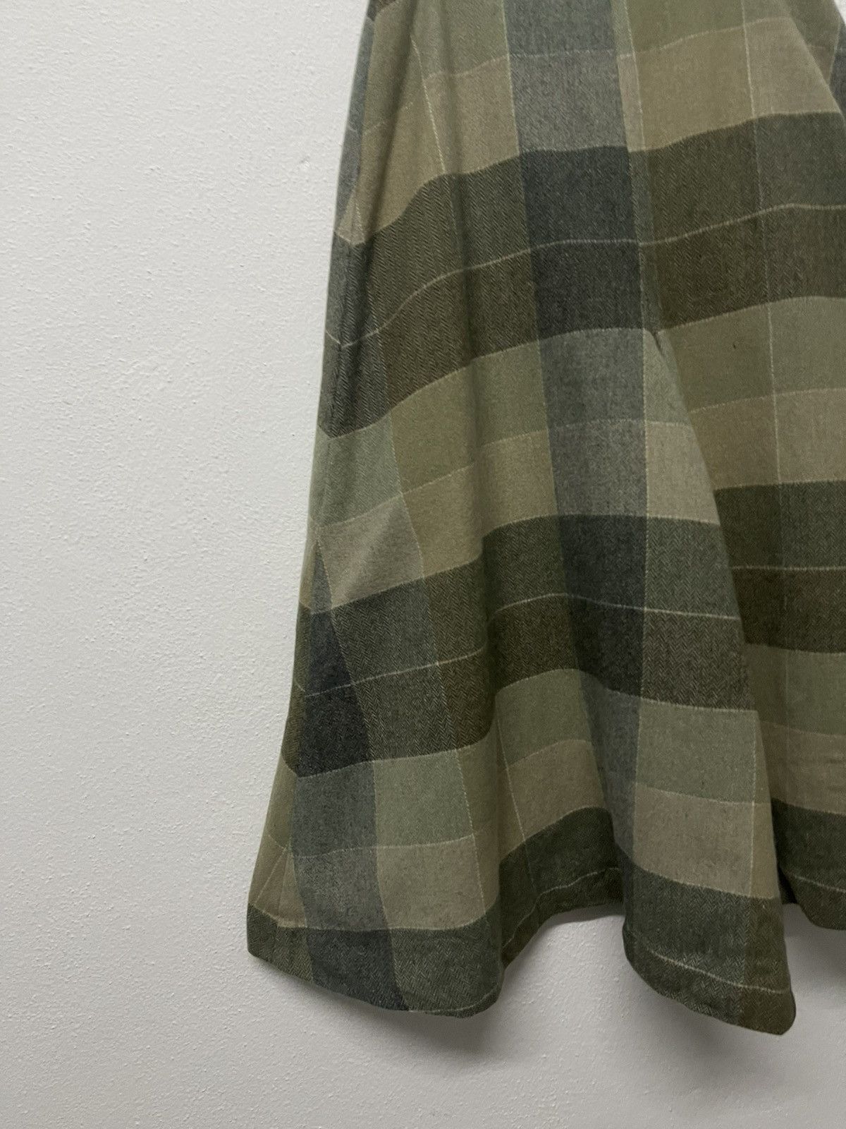 Comme des Garcons 80s COMME DES GARCONS TARTAN CHECKED OPEN LEG WOOL PANT Size 22" - 12 Thumbnail