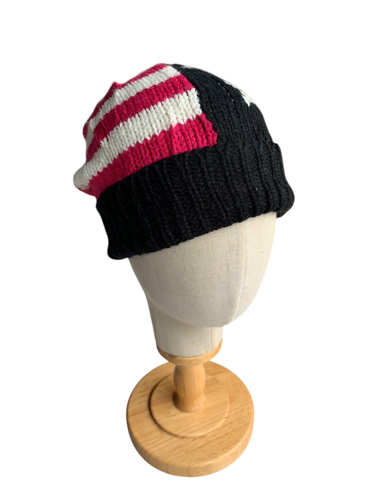 Japanese Brand × Kapital × Vintage KNITTED AMERICAN FLAG DESIGN WINTER SESSIONS BEANIE HAT Size ONE SIZE - 3 Thumbnail