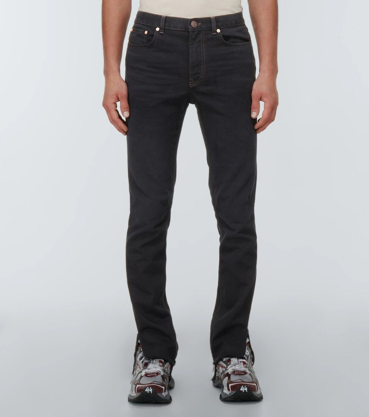 Balenciaga o1mt1gz0924 Super Fitted Jeans in Black Size US 32 / EU 48 - 5 Thumbnail