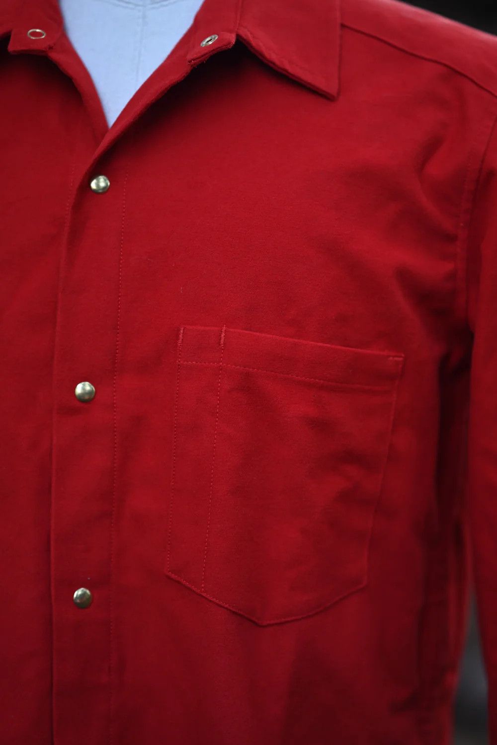 Ship John 💚 Ship John Jerry Shirt Heirloom Red Moleskin Medium NEW Size US M / EU 48-50 / 2 - 5 Thumbnail