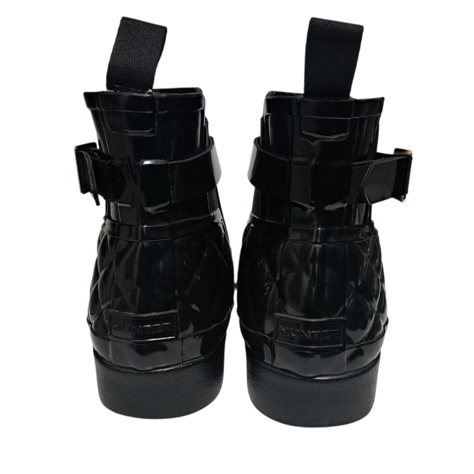 Hunter Hunter Women's Refined Quilted Gothic Winter Rain Rubber Che Size US 9 / IT 39 - 14 Thumbnail