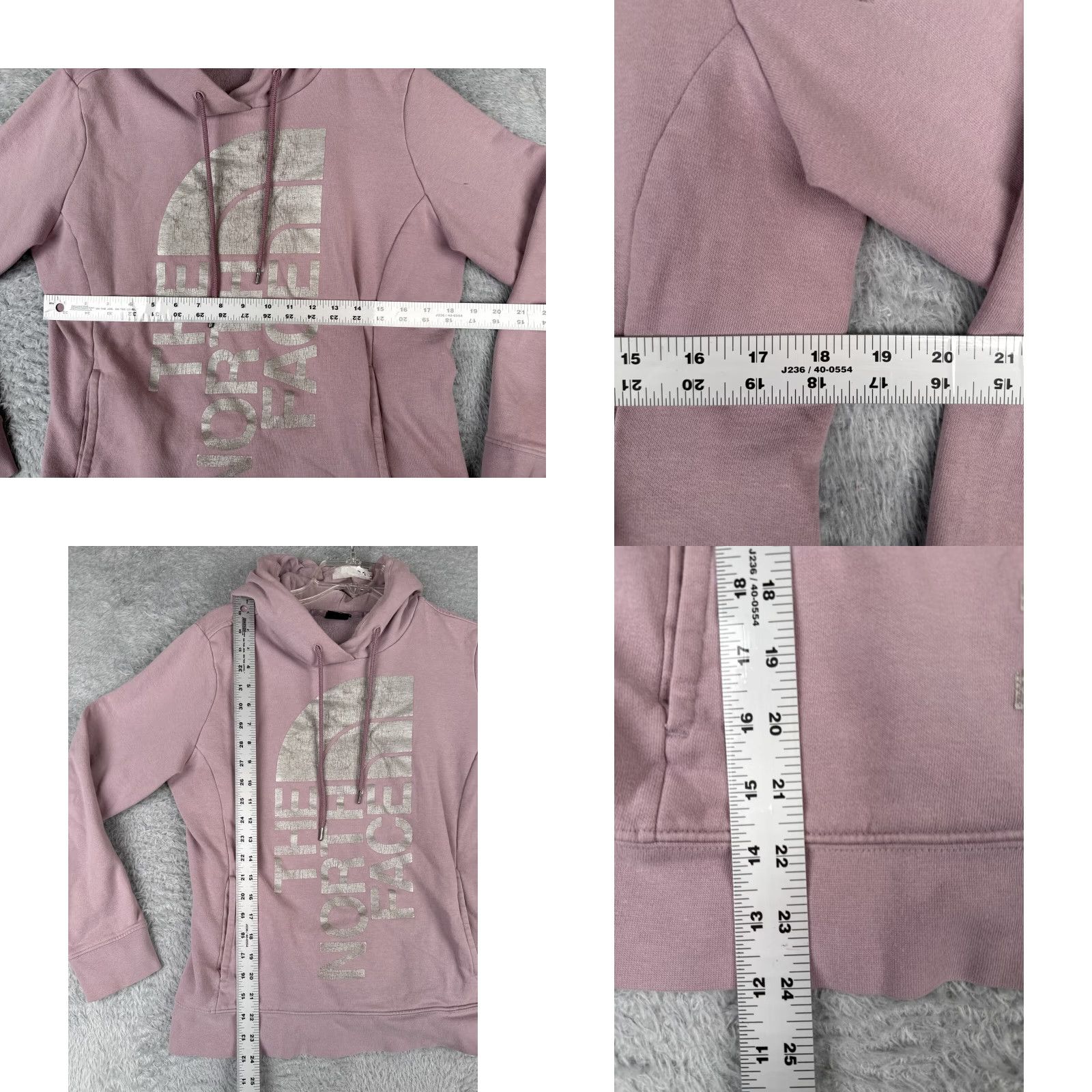 The North Face VINTAGE The North Face Hoodie Shirt Womens Large Pink Pullover Cotton Blend Read Size L / US 10 / IT 46 - 8 Thumbnail