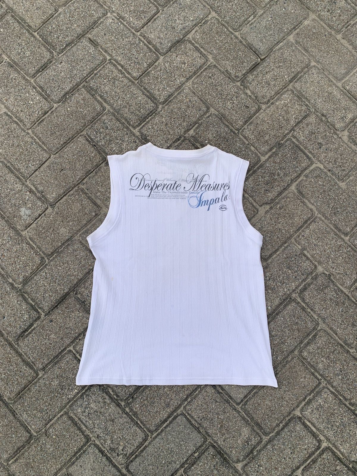 Japanese Brand Tank top vest impala laceup poem shirt Size US L / EU 52-54 / 3 - 7 Thumbnail