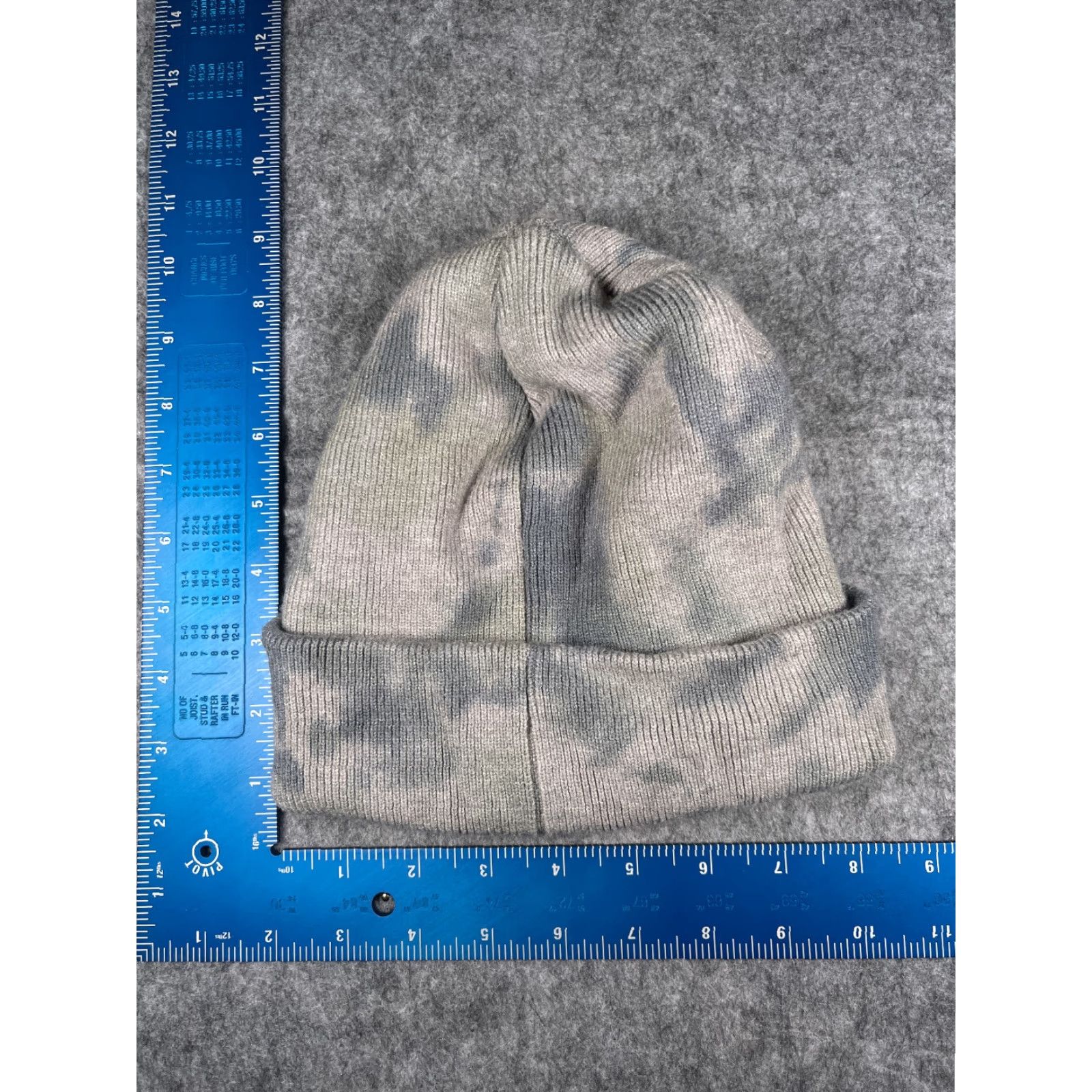 Vintage Ghoul Vibes Beanie Adult One Size Blue Gray Acrylic Knit FH Halloween Size ONE SIZE - 4 Thumbnail
