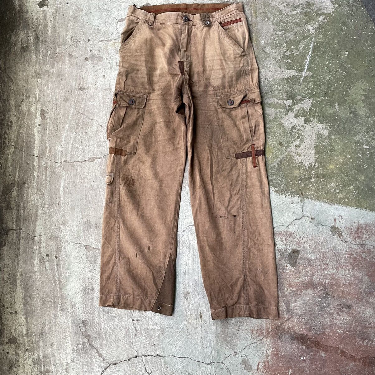 Murphy & Nye Sailmakers Vtg Military beige Cargo Pants