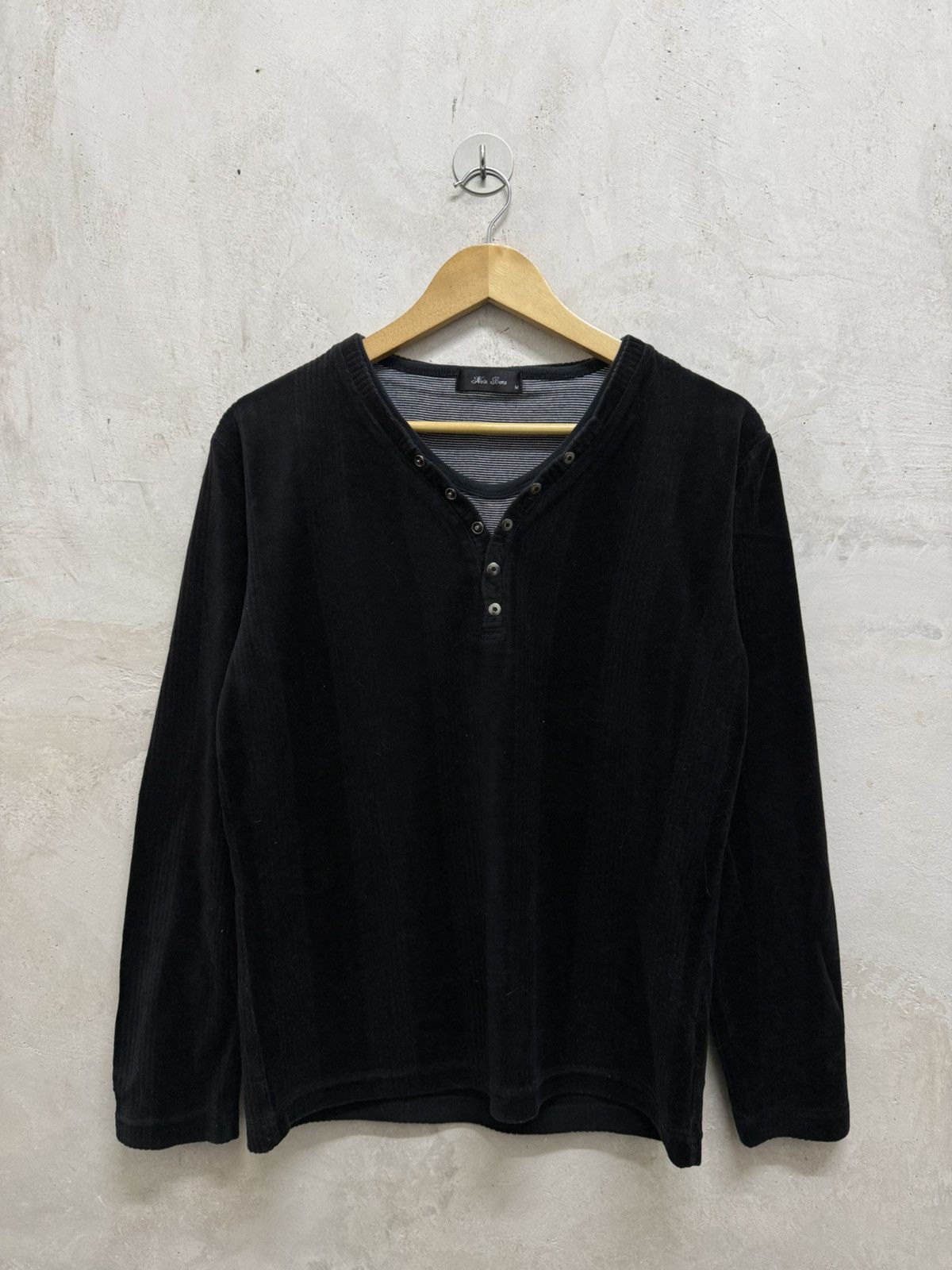 KMRii Japanese Double Layered Velvet Long Sleeve Tees Size US M / EU 48-50 / 2 - 1 Thumbnail