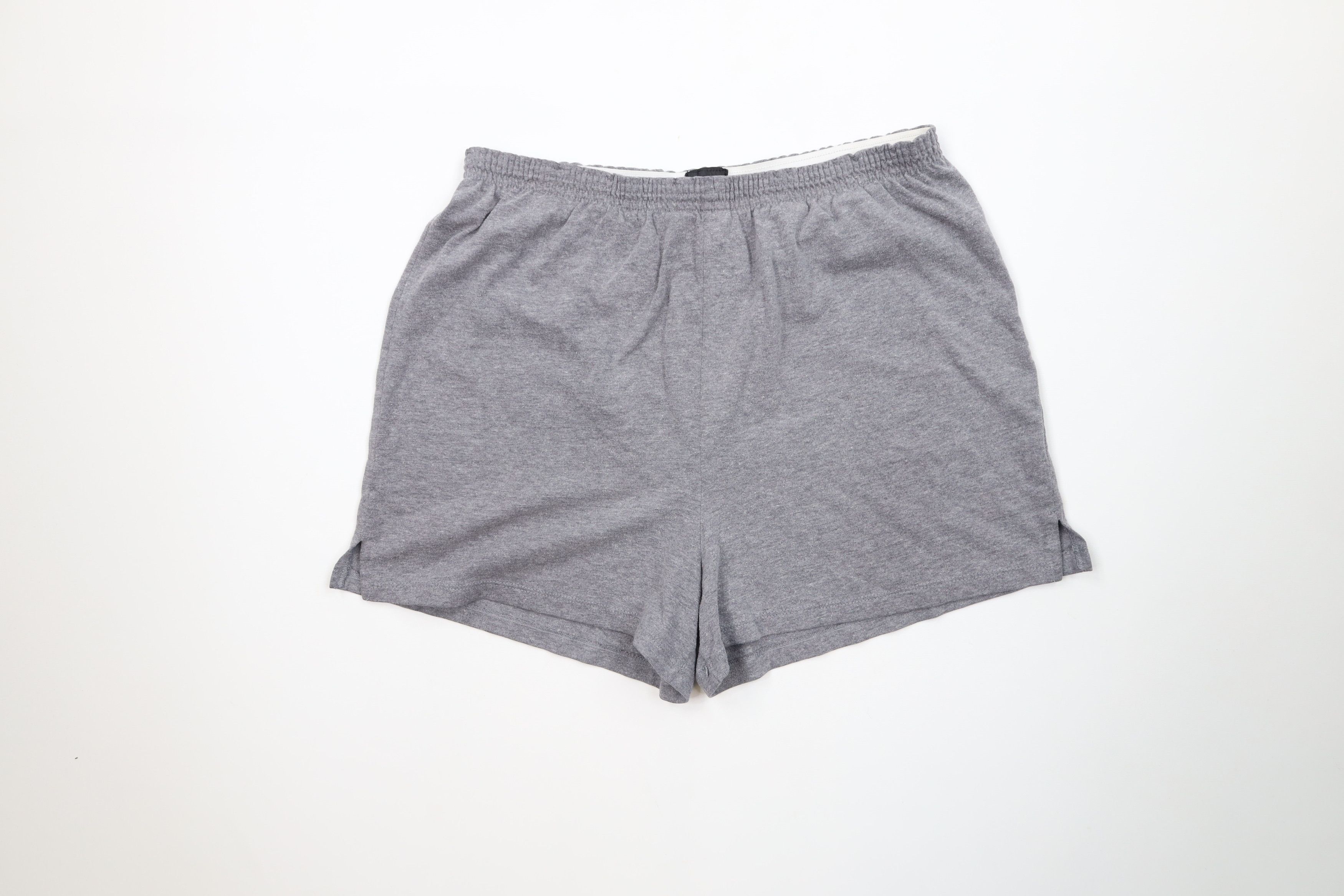 Vintage Vintage 90s Y2K Streetwear Hot Booty Shorts Heather Gray Size 28" / US 6 / IT 42 - 1 Thumbnail