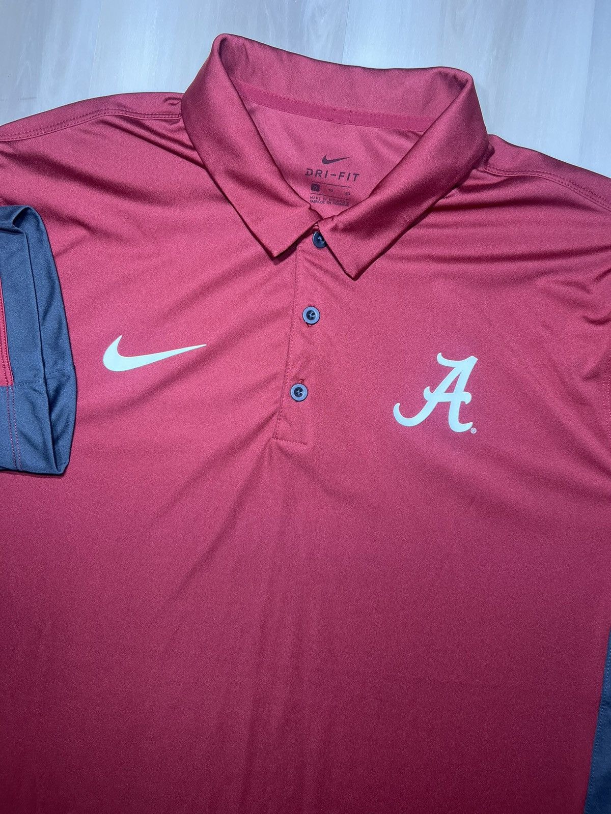 Nike Nike Shirt Men’s Sz XL Red Alabama Crimson Tide Polo Dri-fit Size US XL / EU 56 / 4 - 1 Thumbnail