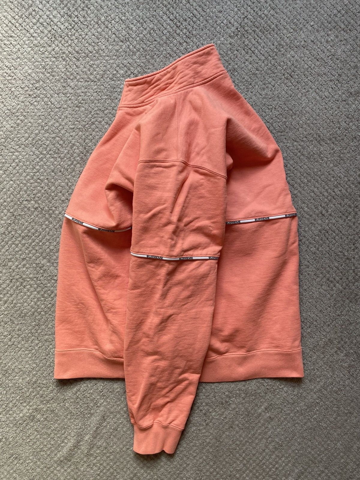 Supreme Supreme Logo Piping Half-Zip Sweatshirt Size US L / EU 52-54 / 3 - 13 Thumbnail
