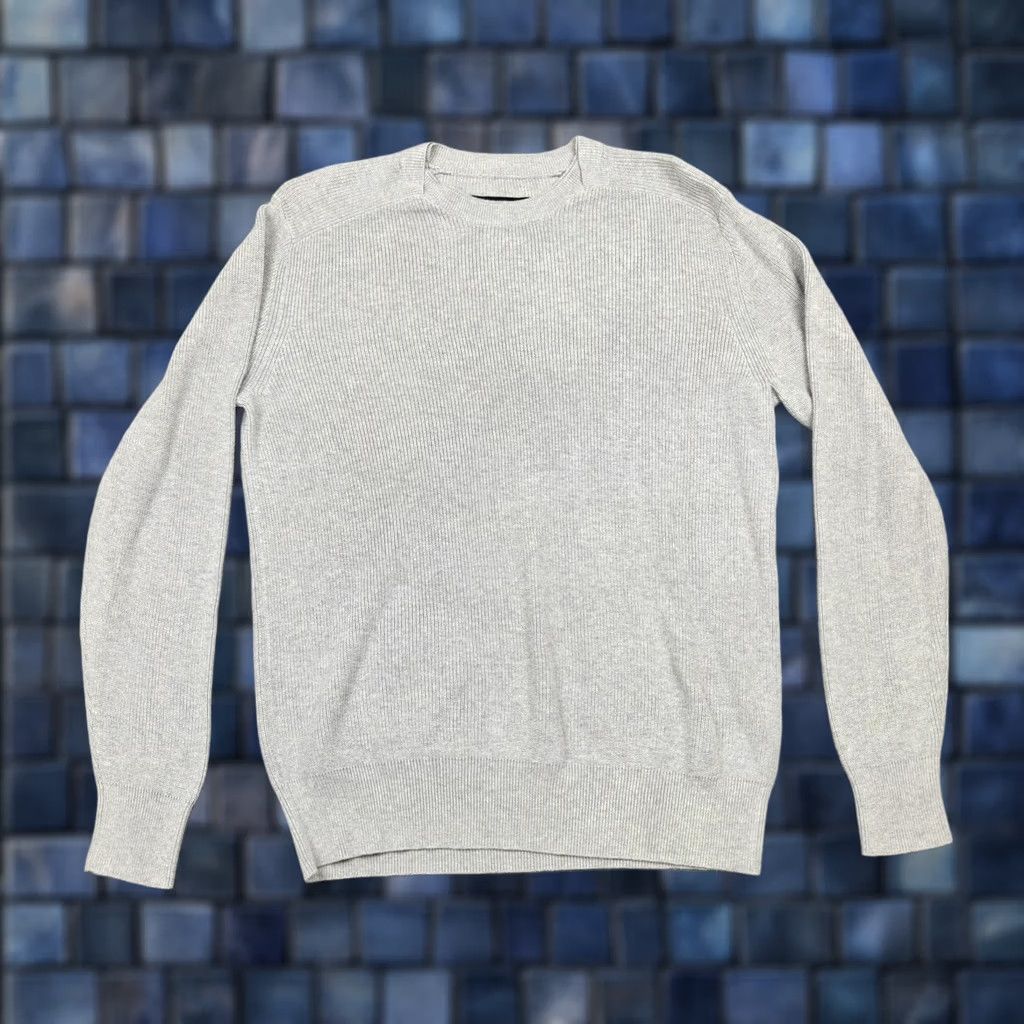 Allsaints AllSaints Sweater Mens L Gray Cotton Modal Crew Knit Pullover Casual Size US L / EU 52-54 / 3 - 1 Thumbnail