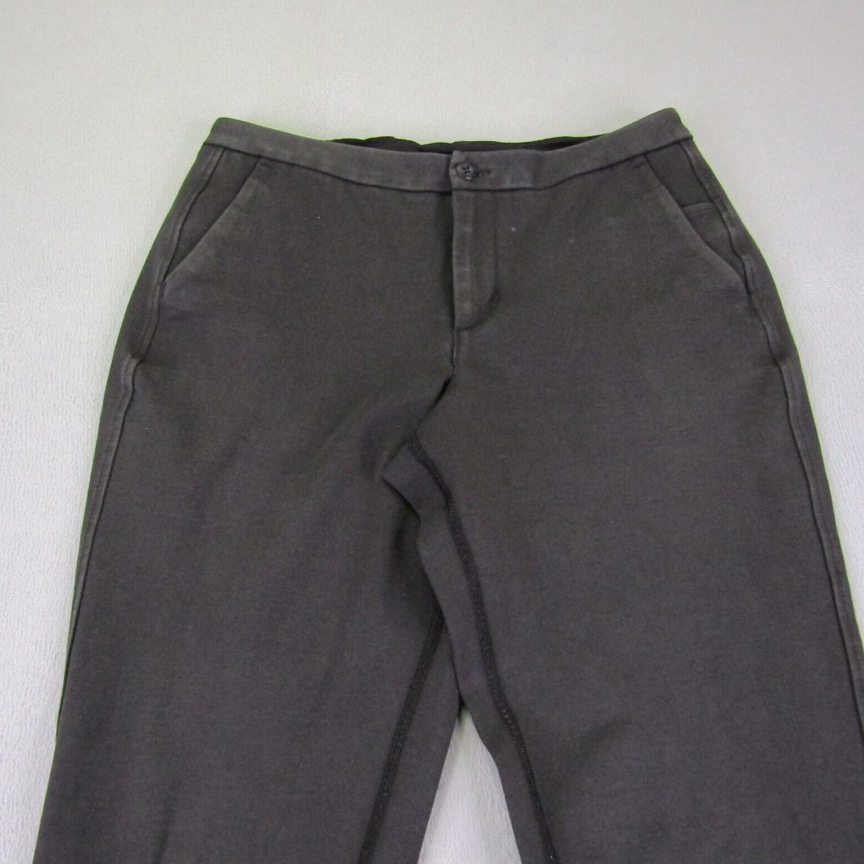 Lululemon VINTAGE Lululemon Pants Women 6 Black Chino 7/8 Slacks Performance Stretch Casual Knit Size 27" / US 4 / IT 40 - 2 Thumbnail