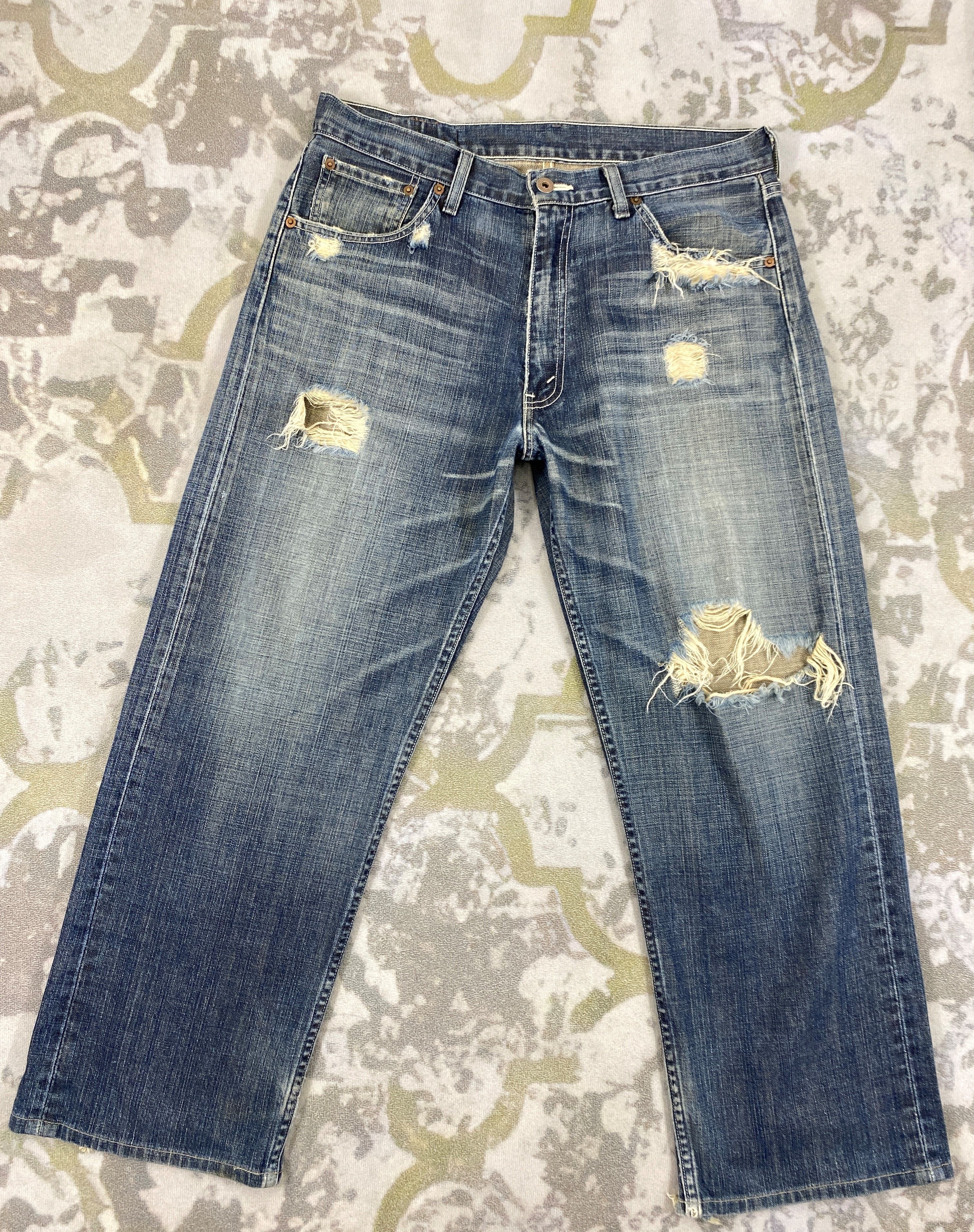 image of Distressed Denim x Levis Faded Blue Vintage Levi's 503 Jeans 33X27 Denim -Sj167, Men's