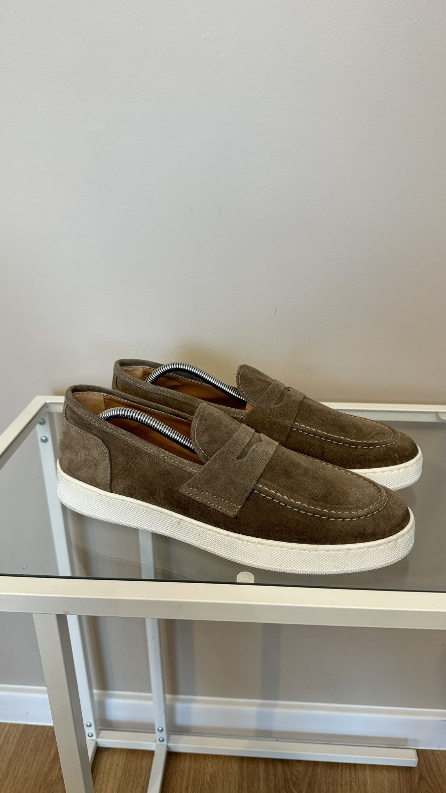 Max Martini Milano loafers leather suede made in Italy