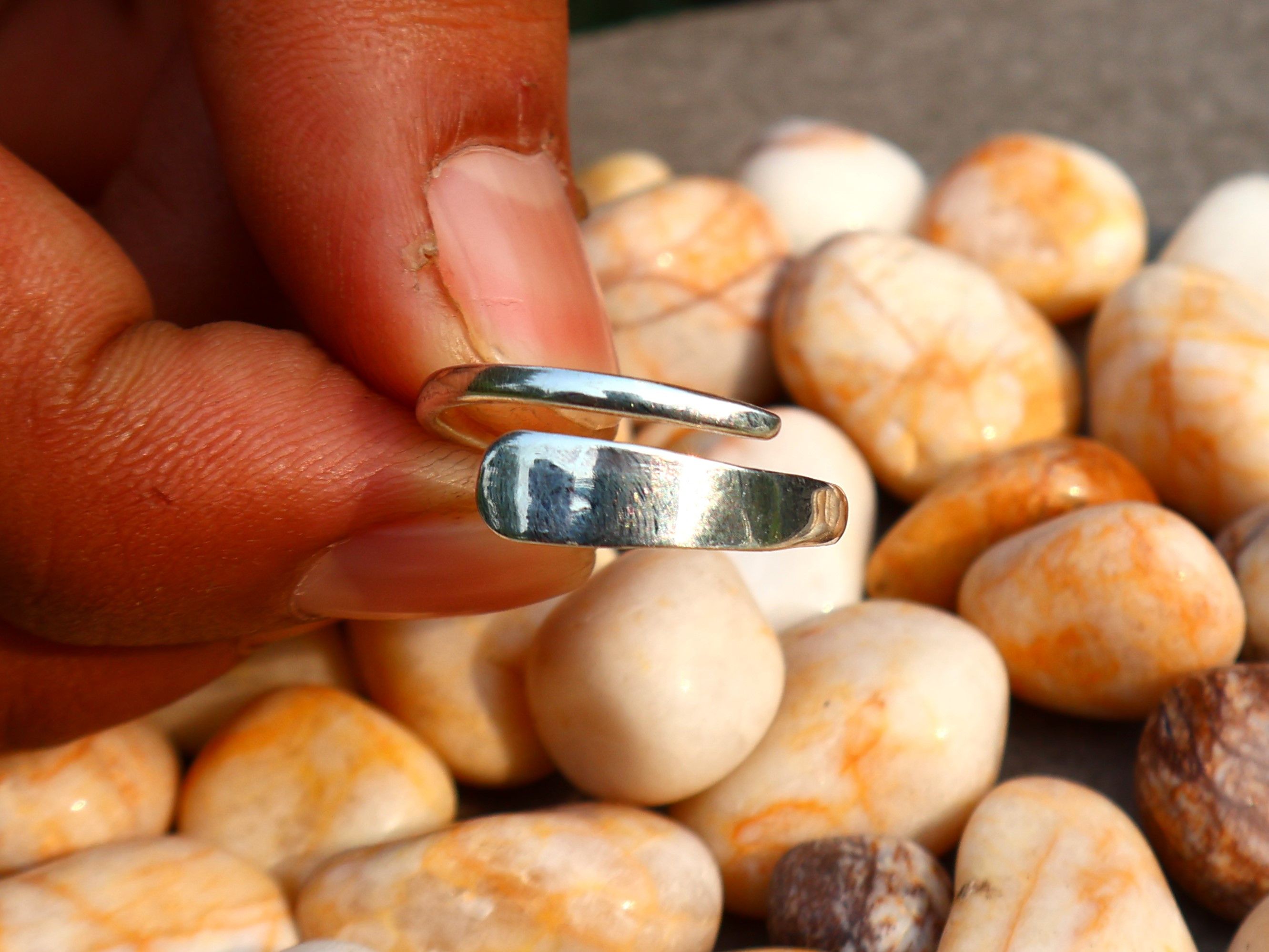Handmade Spiral Ring, 925 Sterling Silver Ring, Handmade Women Ring, Size ONE SIZE - 3 Thumbnail