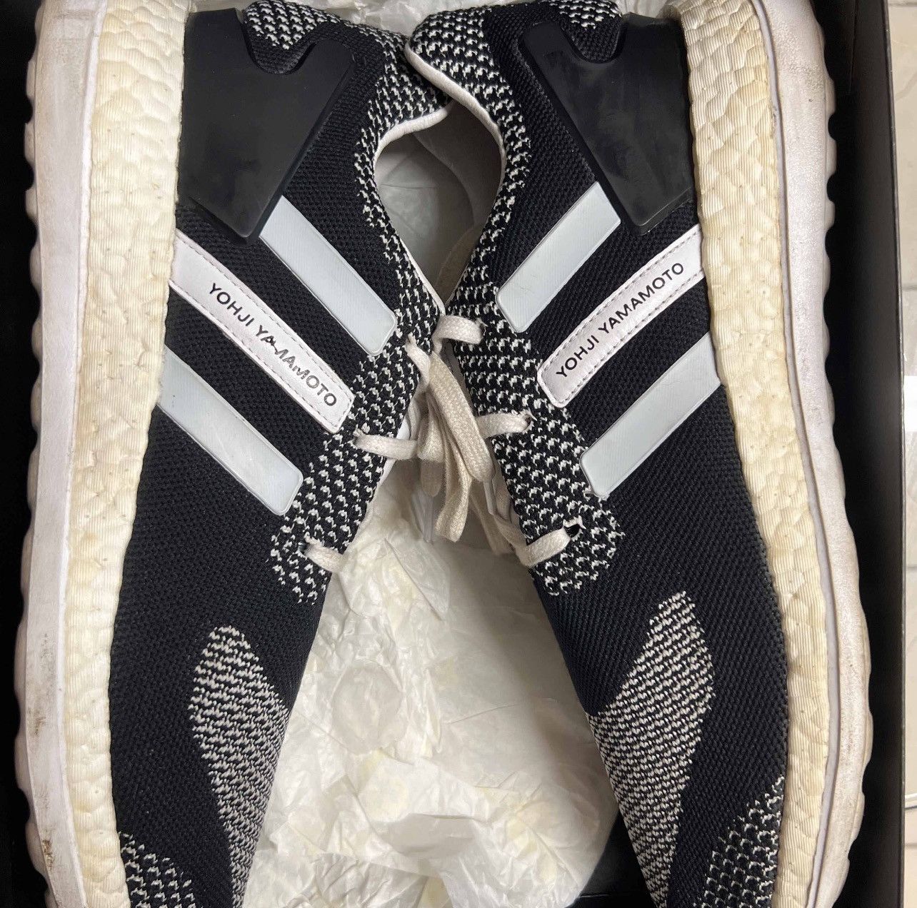 Adidas Adidas Y-3 Pureboost ZG Primeknit Core Black Sz 11 Size US 11 / EU 44 - 5 Thumbnail