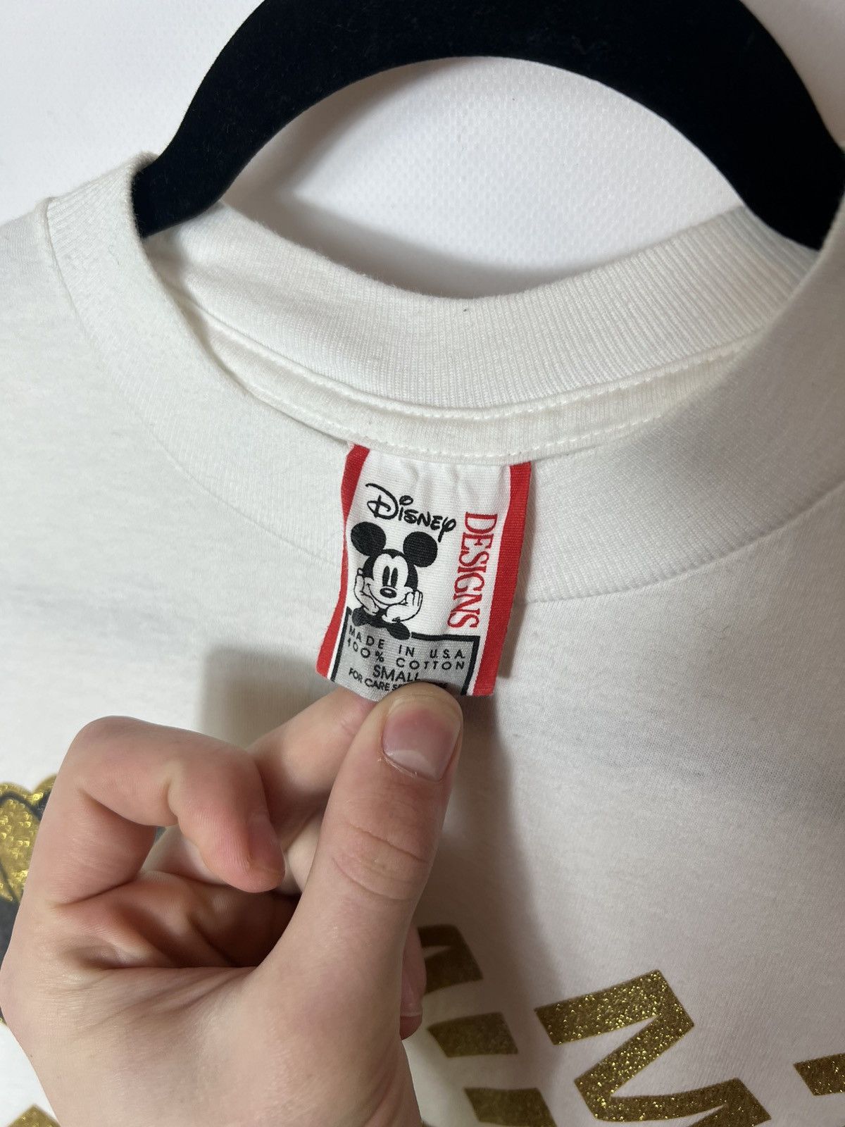 Mickey Mouse Vintage 1990's DISNEY Designs Minnie Mickey Mouse T-shirt Size US S / EU 44-46 / 1 - 5 Thumbnail