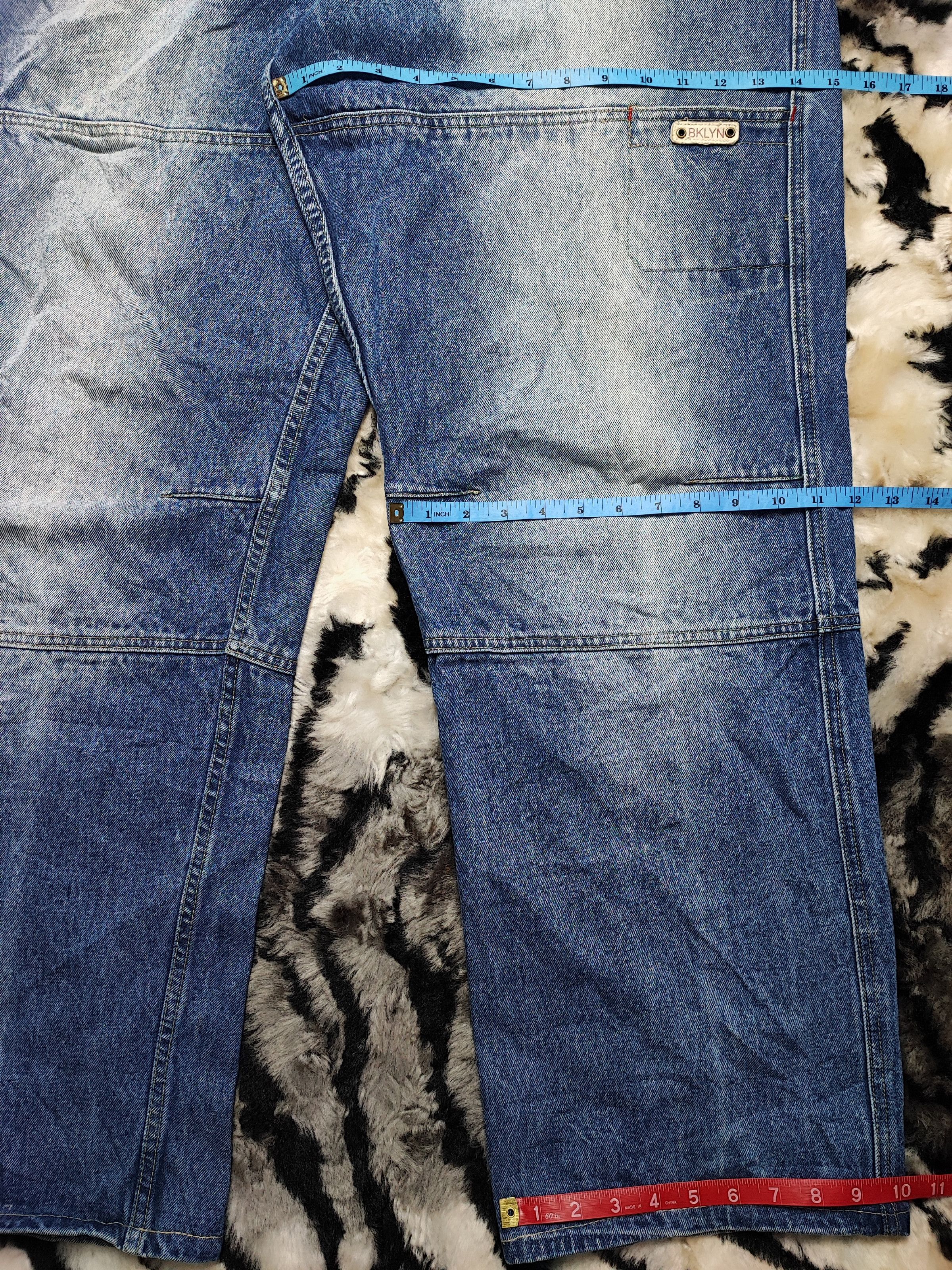 Brooklyn Xpress BAGGY DOUBLE KNEE VINTAGE Y2K BROOKLYN XPRESS JEANS Size US 40 / EU 56 - 24 Thumbnail