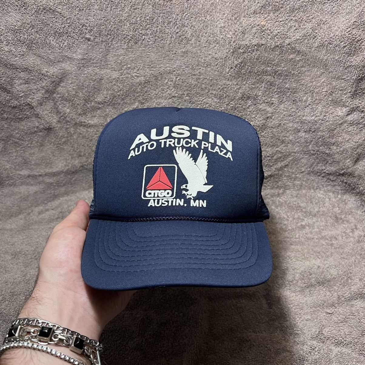 Vintage Vintage 80s Mesh Trucker Hat Snapback Citgo Gas Automotive Size ONE SIZE - 2 Thumbnail