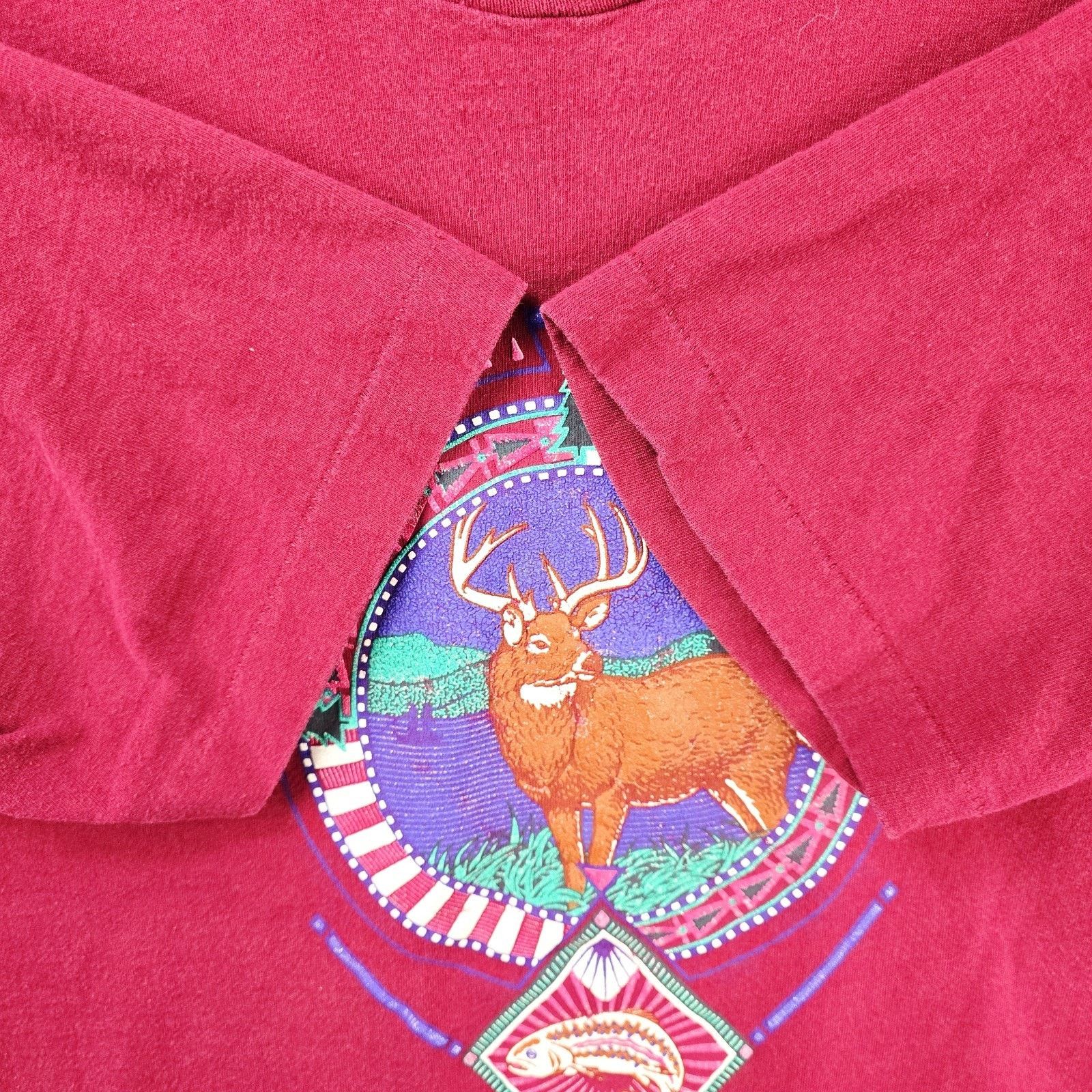 Other Vintage Heartland Apparel Oregon Shirt XL Red Deer Nature Size US XL / EU 56 / 4 - 3 Thumbnail