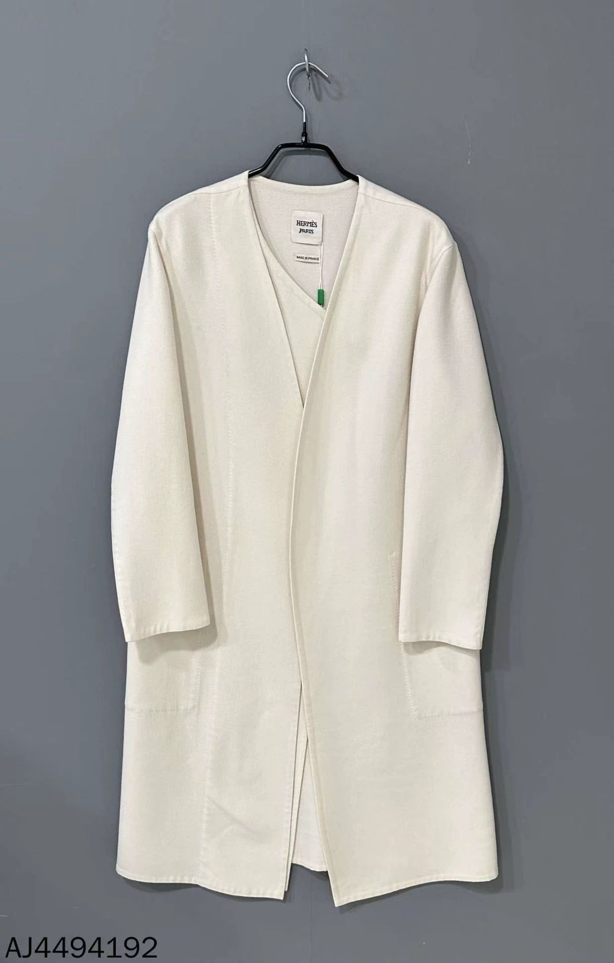 Hermes HERMES Long Cashmere Coat - dmc Size US S / EU 44-46 / 1 - 1 Thumbnail