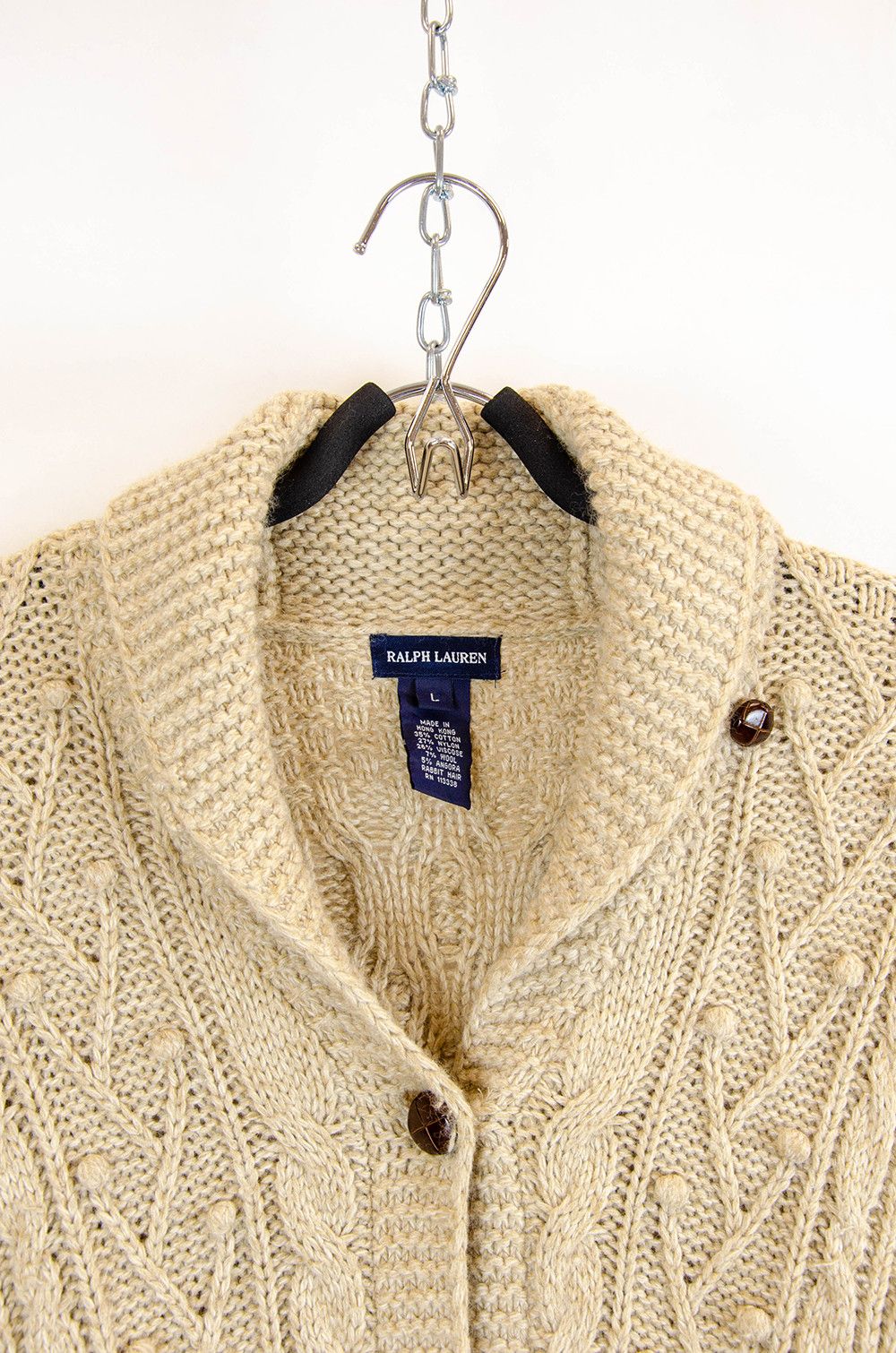 Ralph Lauren Ralph Lauren Cable Knit Cardigan Coat – L Size L / US 10 / IT 46 - 3 Thumbnail