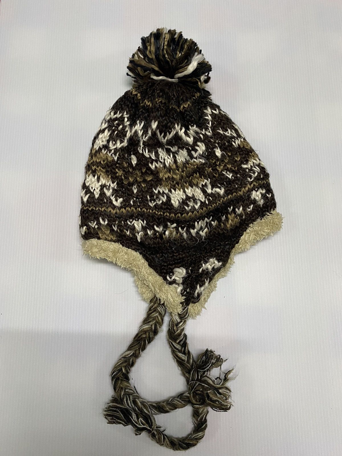 Japanese Brand × Vintage Unknown Earflap Winter Beanie Hat Size ONE SIZE - 1 Thumbnail