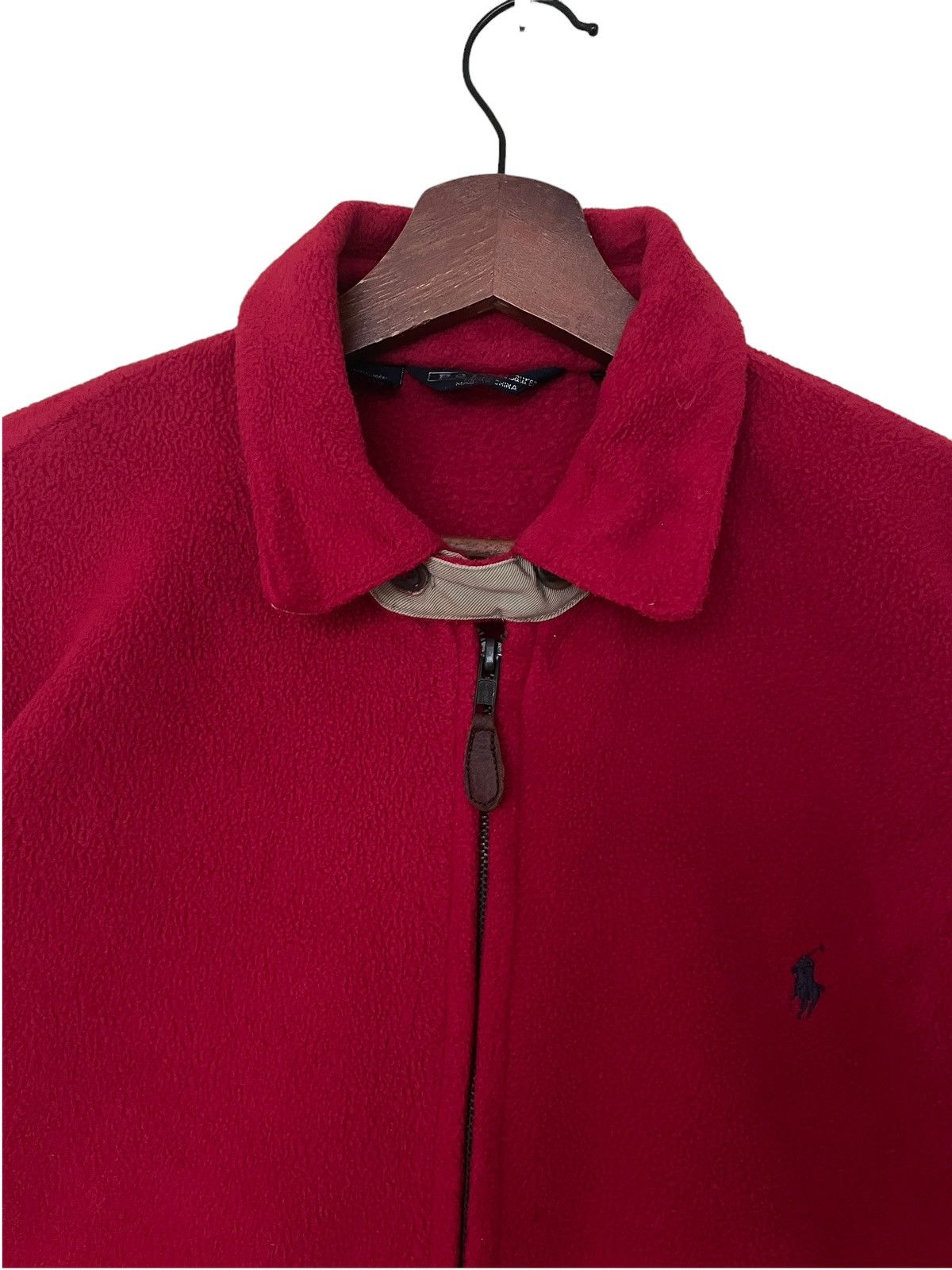 Vintage Vintage Brand Polo Ralph Lauren Fleece Zipper Jacket 1990s Size US M / EU 48-50 / 2 - 3 Thumbnail