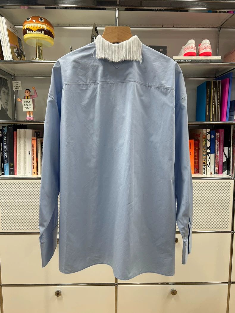 Prada Prada 24 spring and summer new color contrasting tassel col Size US XXS / EU 40 - 4 Thumbnail