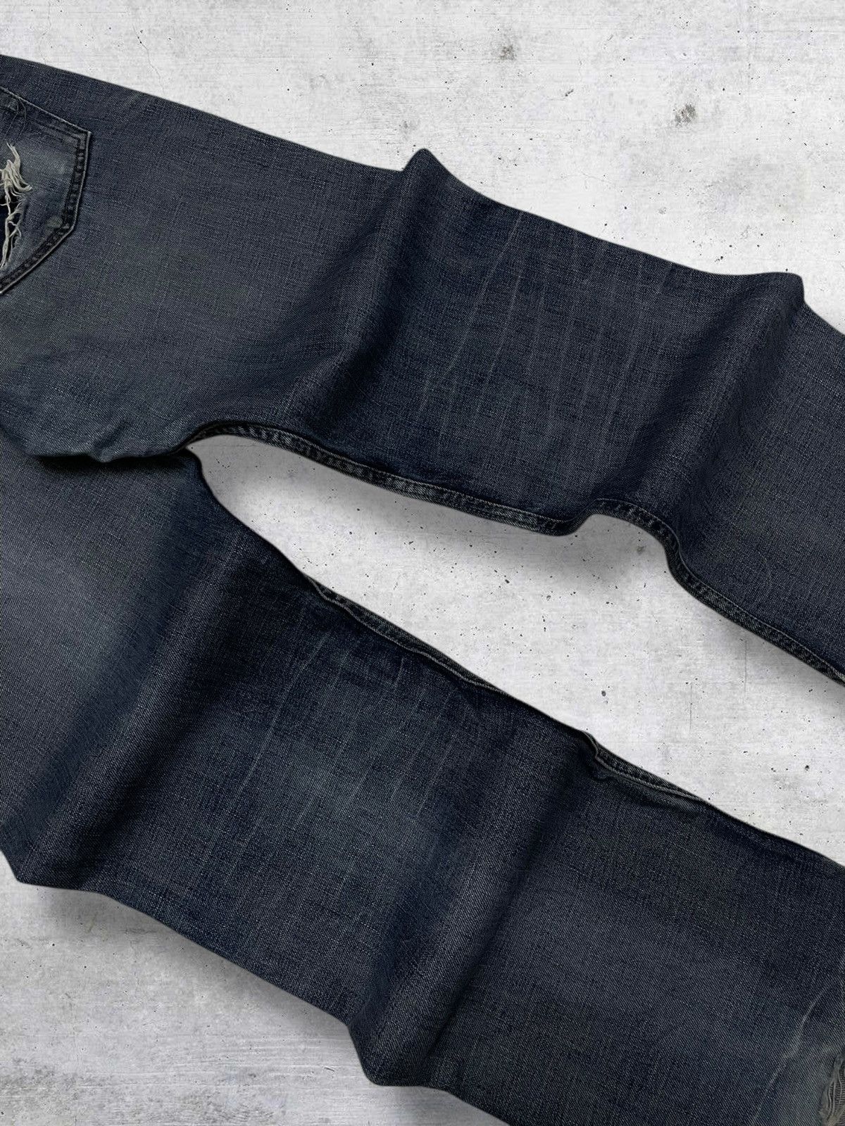 Polo Ralph Lauren VINTAGE POLO RAPLH LAUREN OG 90S DESIGNER DISTRESSED DENIM Size US 34 / EU 50 - 13 Thumbnail