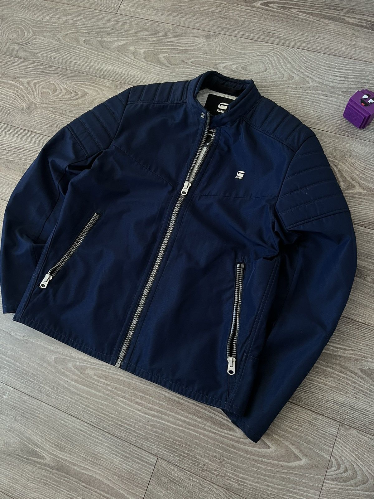G-Star G Star Raw Denim Style Biker Moto Type Racing Style Jacket Size US L / EU 52-54 / 3 - 9 Thumbnail