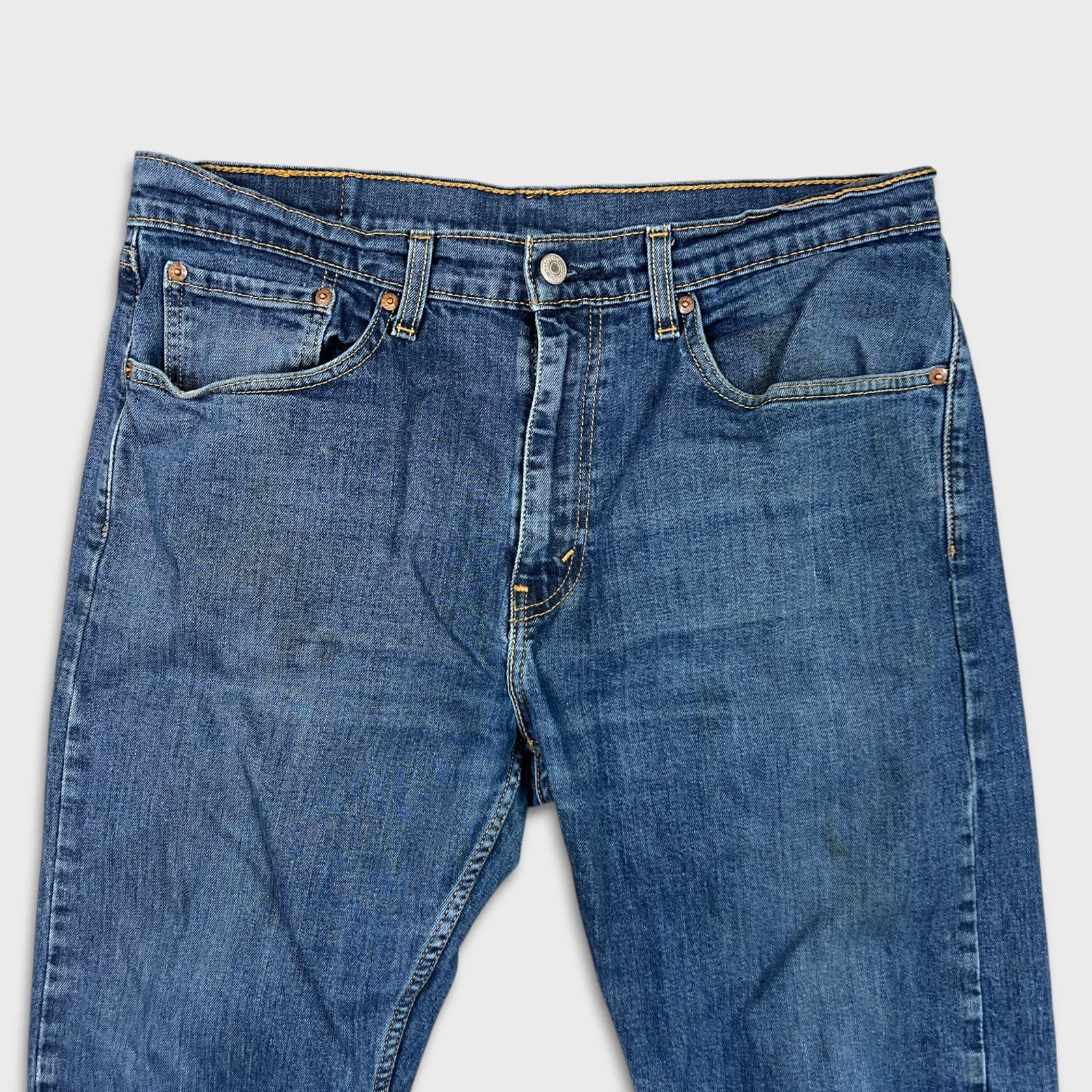 Levi's × Vintage Levi's 505 Jeans 34x30 Original Straight Leg Denim Pants Size US 34 / EU 50 - 2 Thumbnail