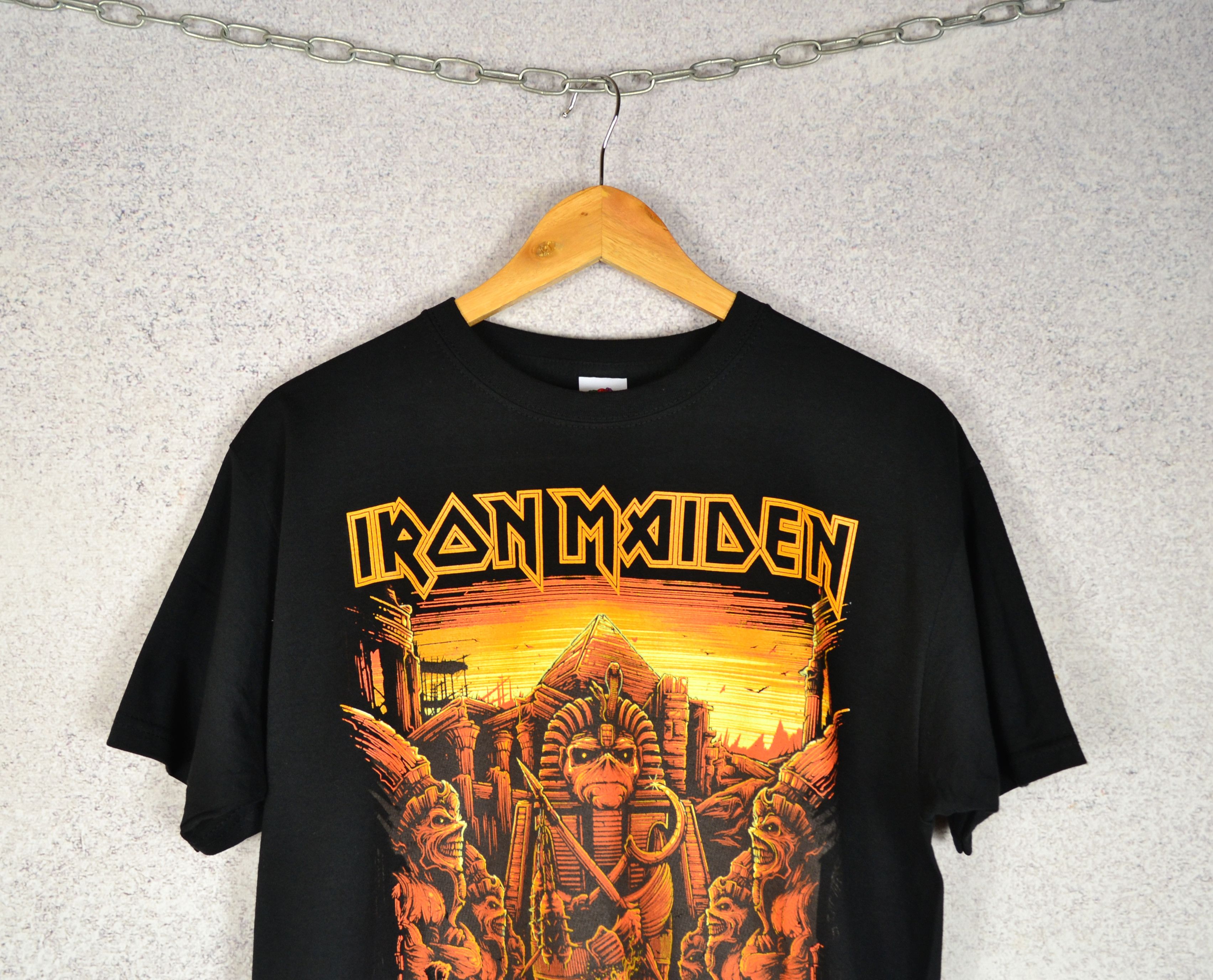 Band Tees Iron Maiden Book of Souls Tour Band Tee T-Shirt Size US M / EU 48-50 / 2 - 2 Thumbnail