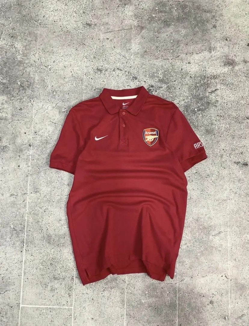 Nike × Vintage Arsenal Nike Fly Emirates Jersey Shirt Tee Fan Football Size US M / EU 48-50 / 2 - 1 Thumbnail