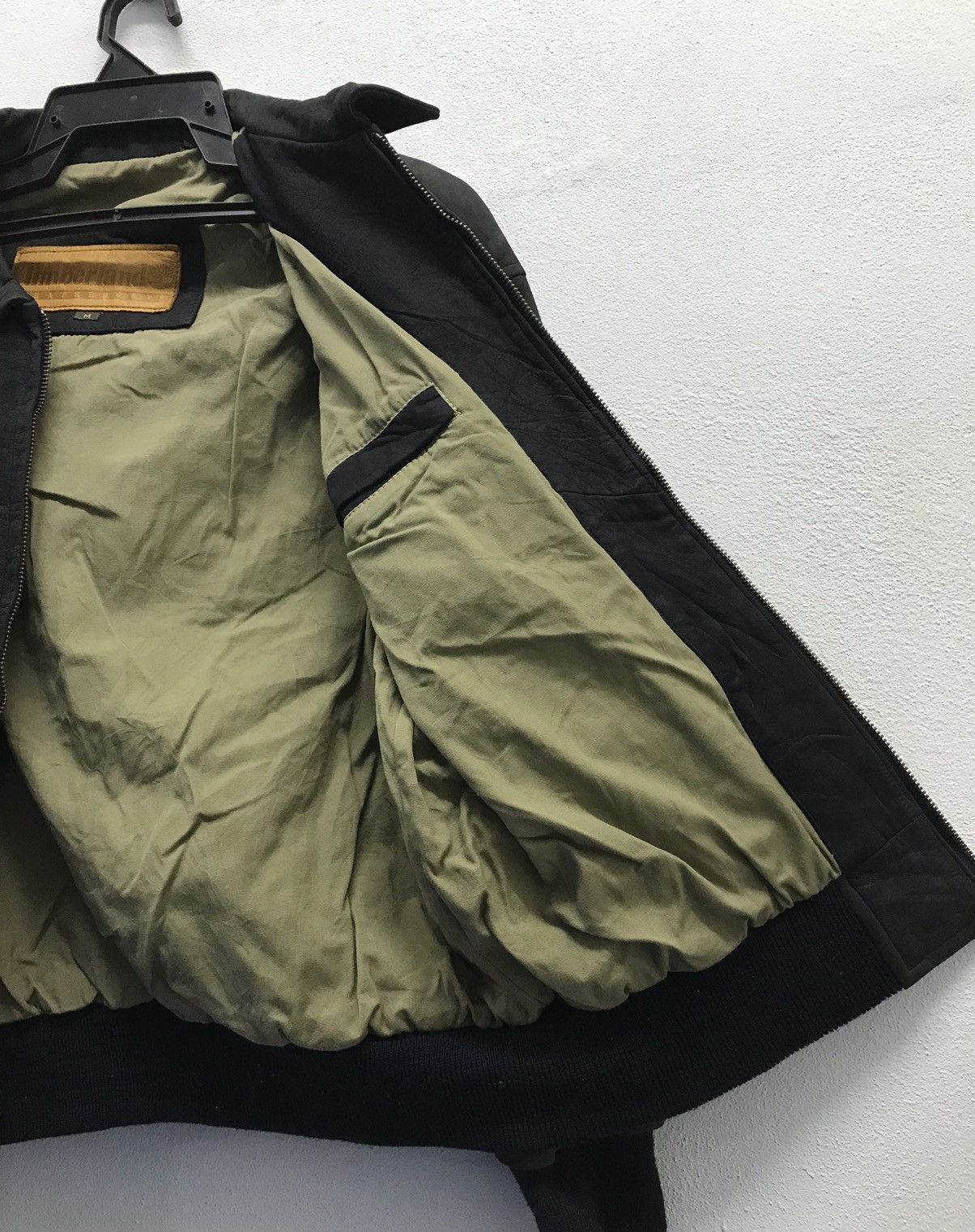 Timberland × Vintage Vintage Timberland Weather Gear Leather Jacket Size US M / EU 48-50 / 2 - 10 Thumbnail